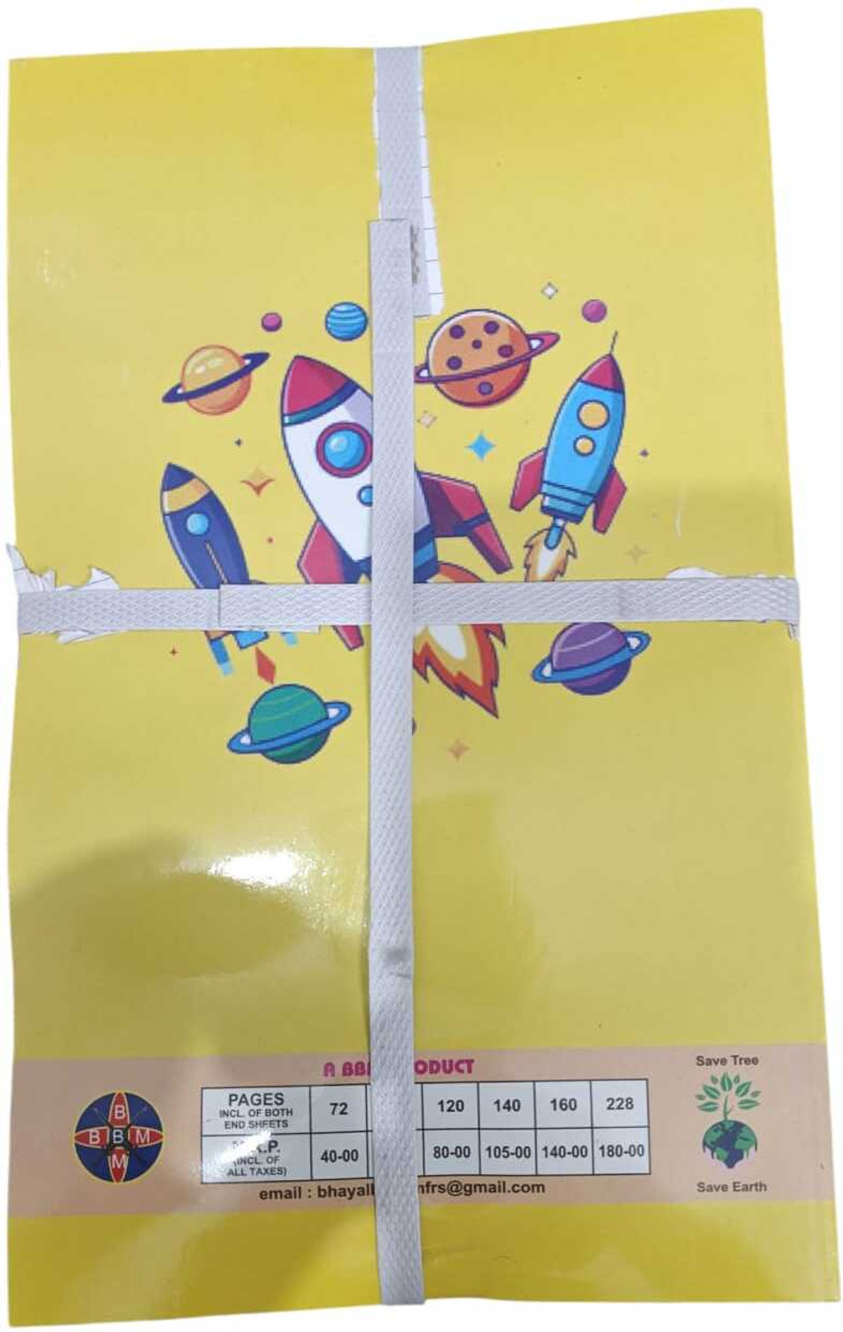 Image of Inbook HAND MADE A4 Notebook SINGLE LINE 160 Pages