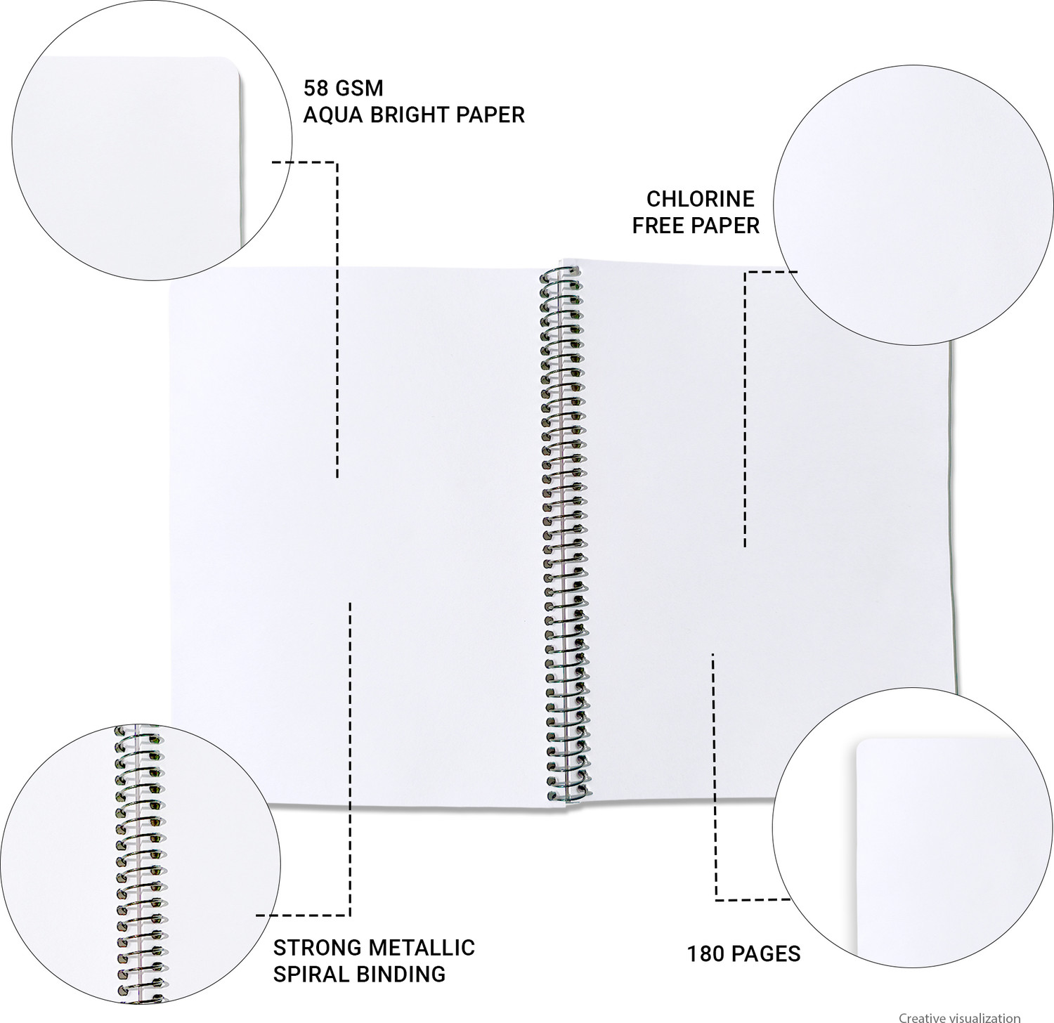 Image of NRP Youth (240 X 180 mm) Spiral B5 Notebook Unruled 180 Pages