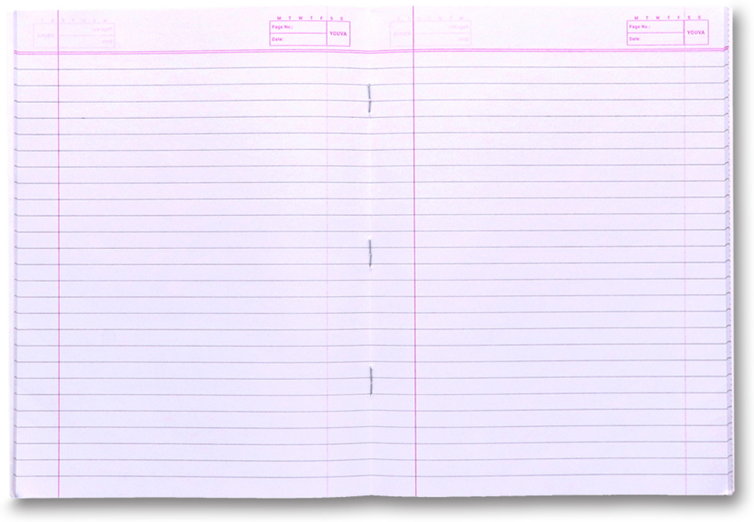Image of NAVNEET Youva Soft Bound 18x24 cm Single Line High Quality Regular Notebook Ruled 172 Pages