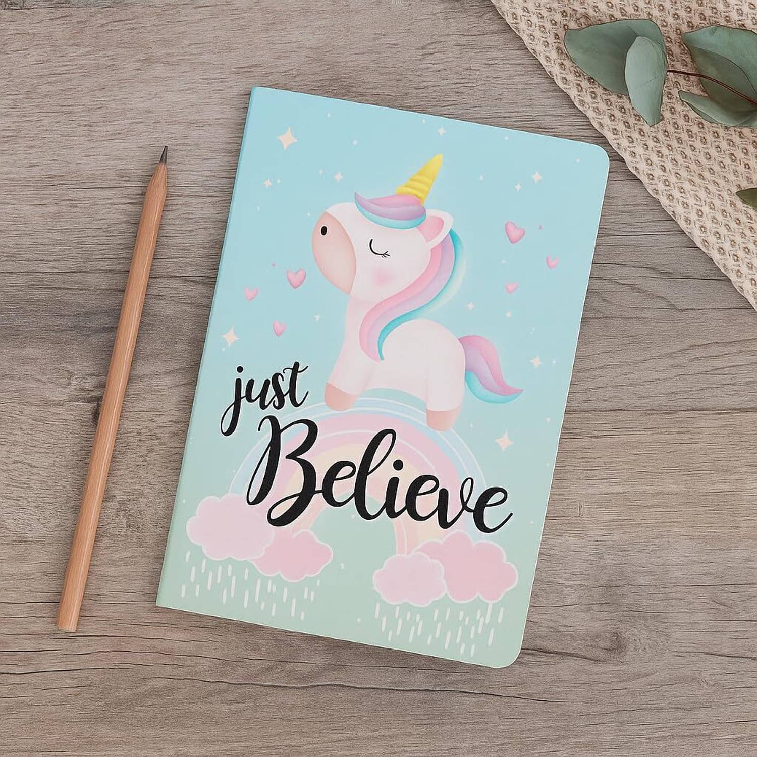 articious Just Believe A5 Diary Ruled 96 Pages