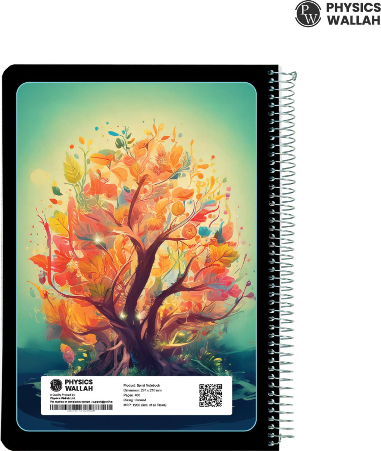 Image of PW Theme - science A4 Notebook Unruled 400 Pages