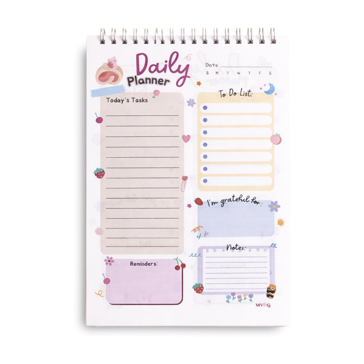 Image of WYOG Daily Planner A5 Planner Spiral Dairy 144 Pages