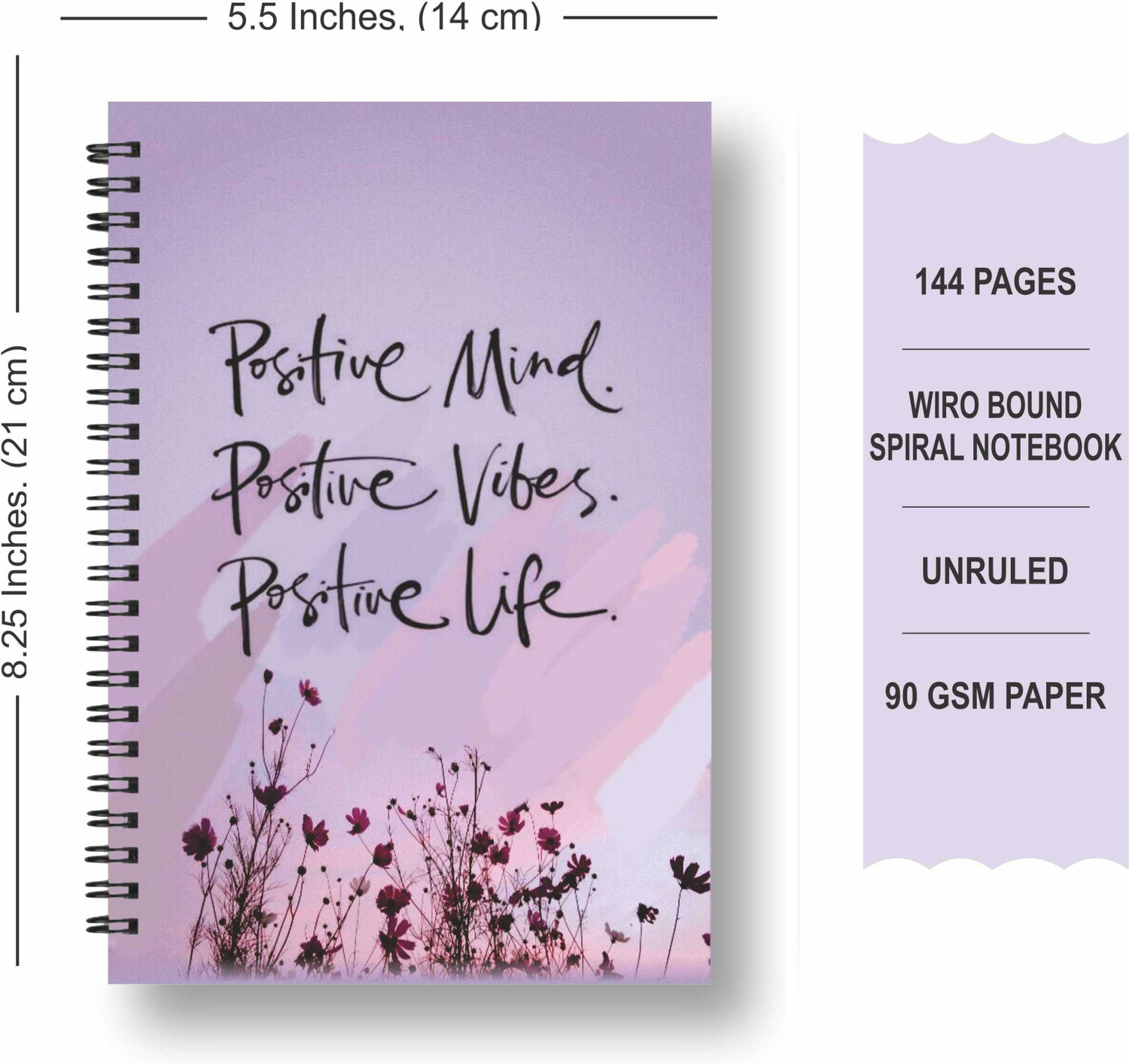 Image of ROT RIX combo of 2 Notebooks A5 Diary Unruled 144 Pages