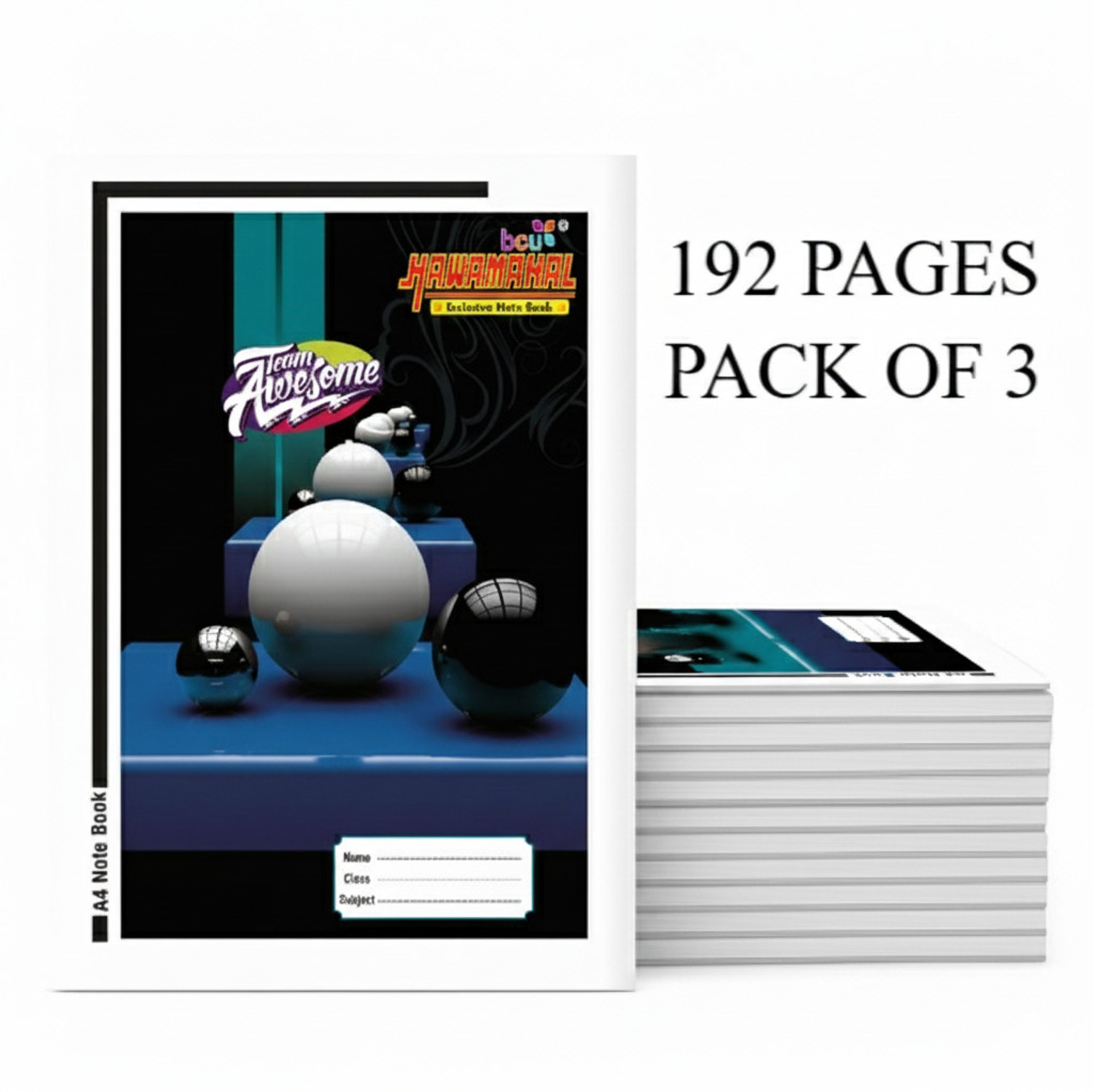 Image of Hawamahal A4 SIZE NOTEBOOKS A4 Notebook RULED 192 Pages
