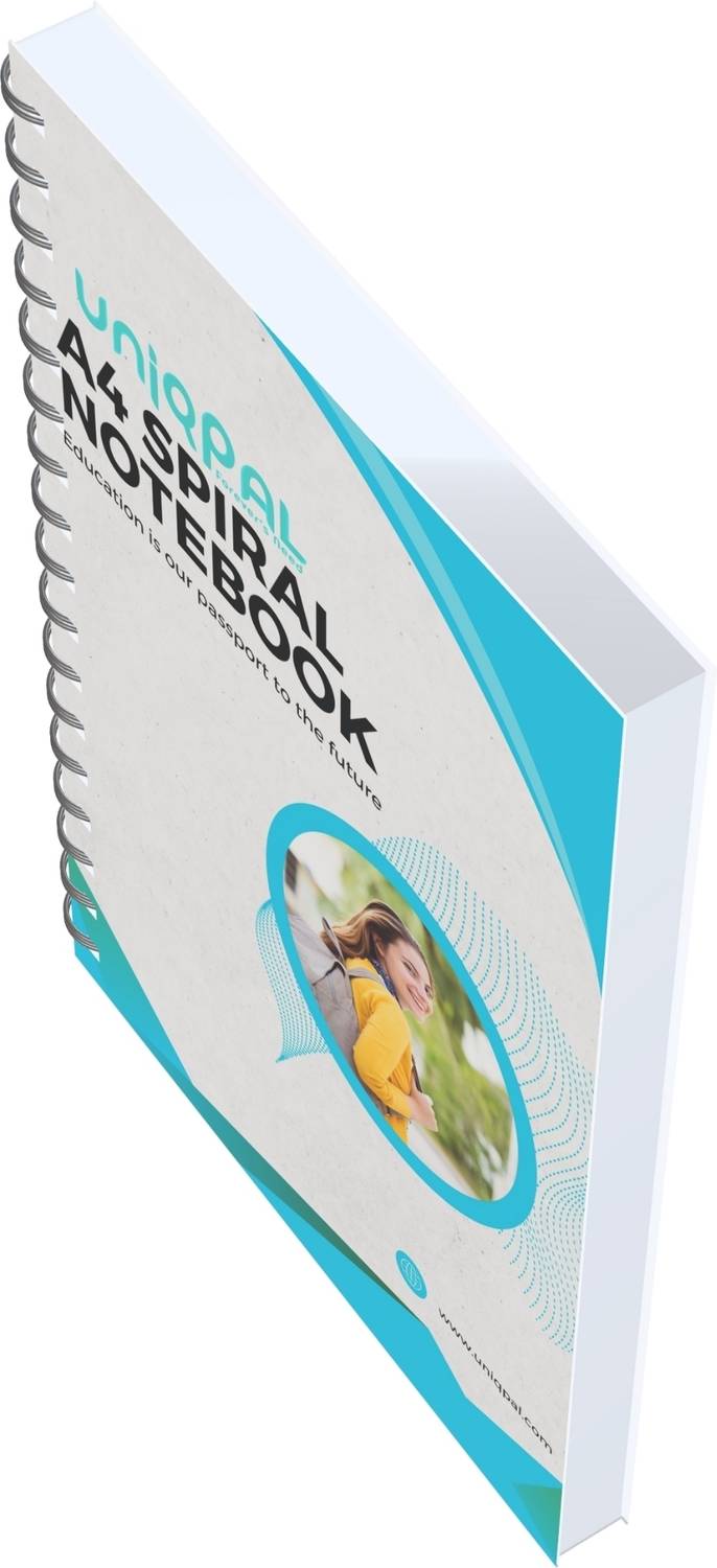 UNIQPAL Spiral-Bound A4 Notebook 200 Pages - Image 4