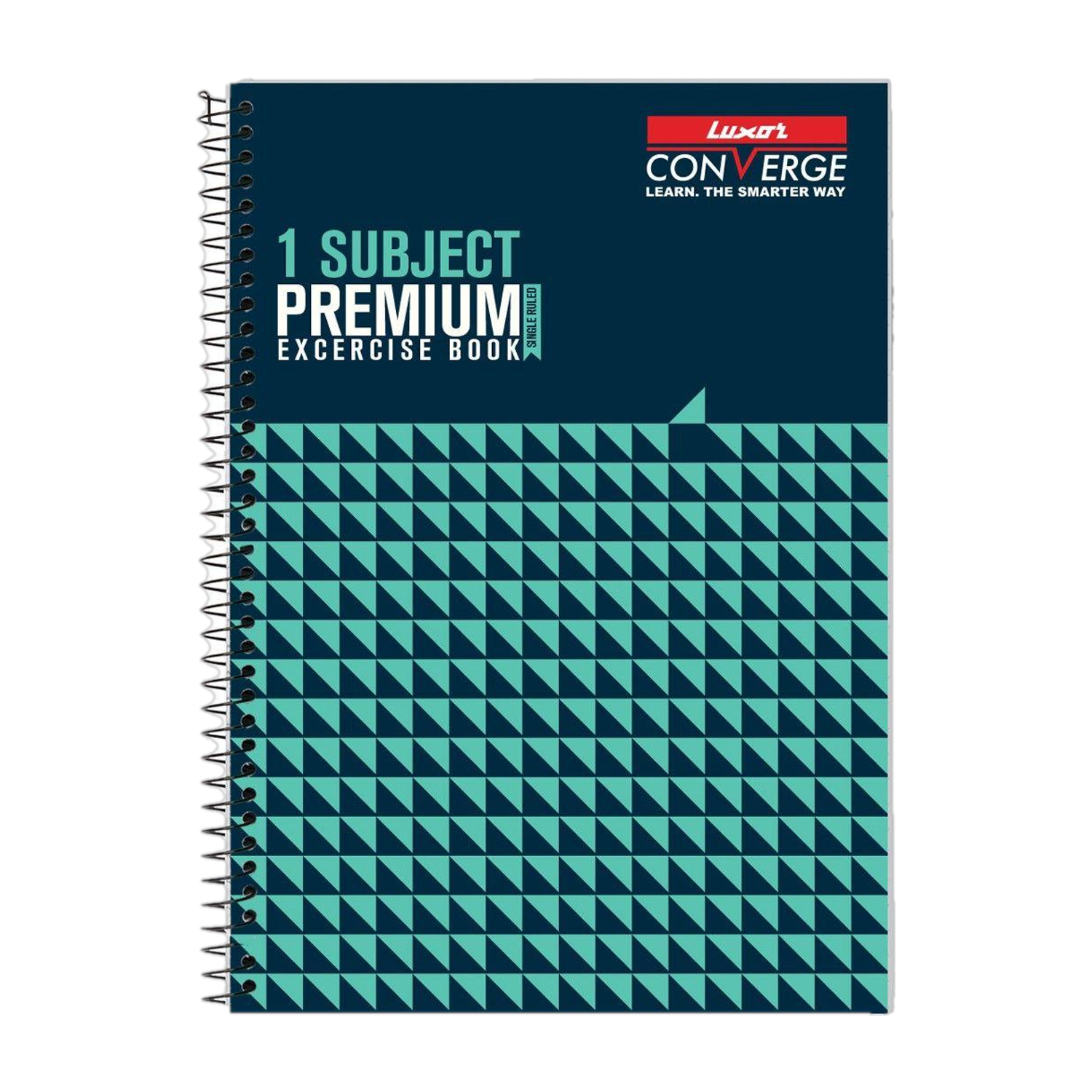 Image of LUXOR 20721Exercise book SingSub,160Pg,21cm*29.7cm Regular Notebook Ruled 160 Pages