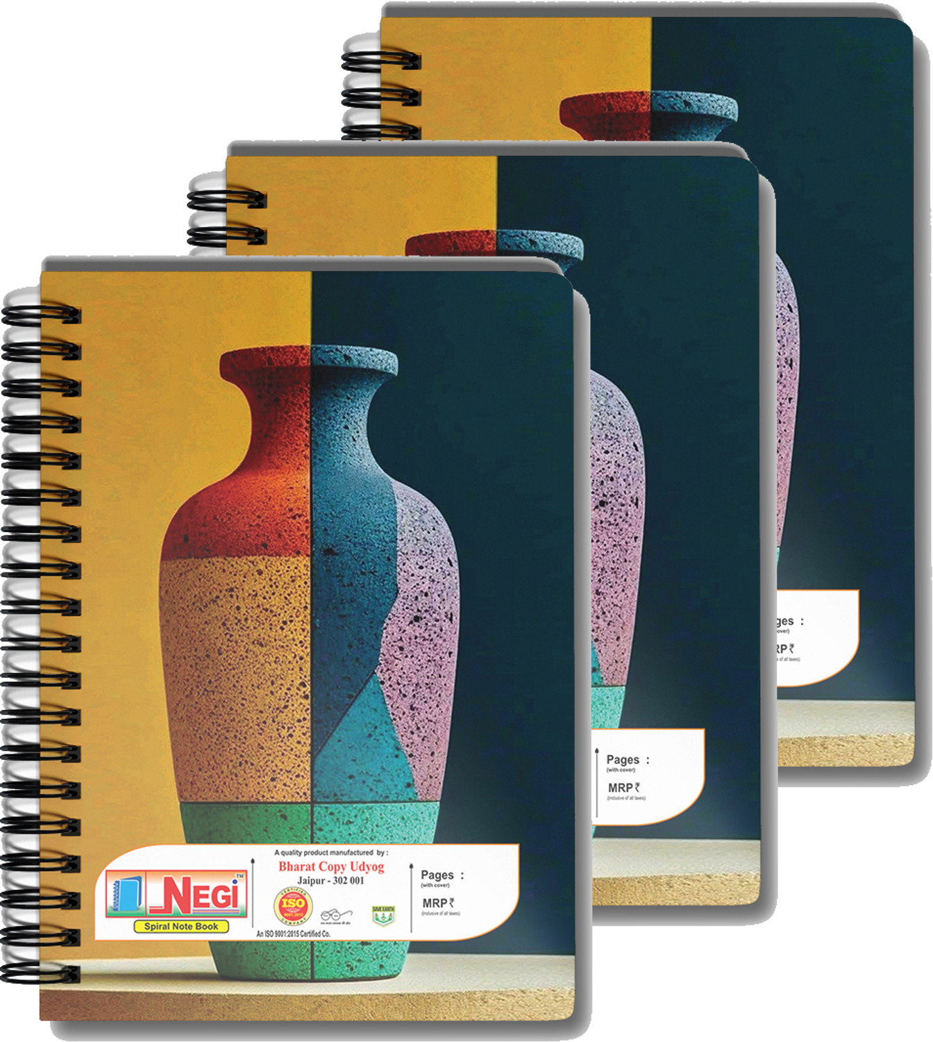 Image of Negi Spiral NoteBook A4 Notebook Single Line Ruled 264 Pages