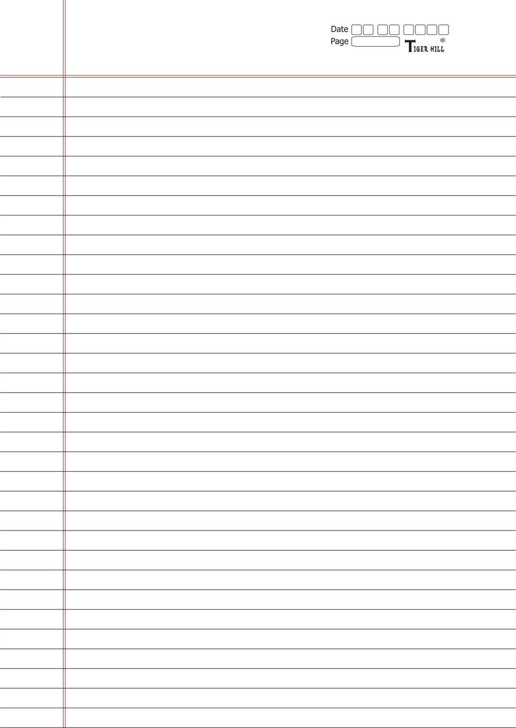 Image of TigerHill A4 NOTE BOOK RULED | SOFT AND THICK PAGES | A4 Notebook Single Line 200 Pages