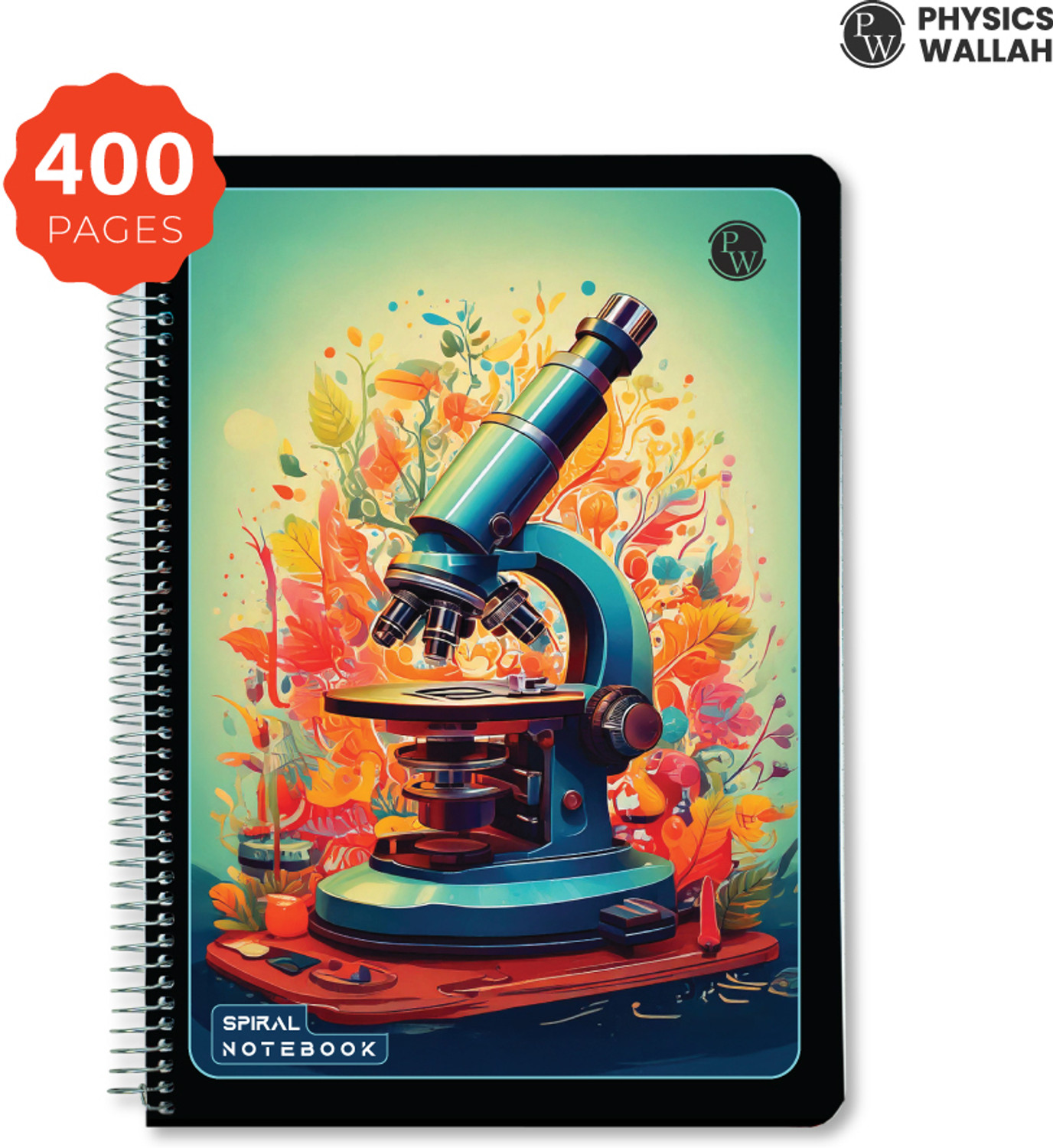 Image of PW Theme - science A4 Notebook Unruled 400 Pages