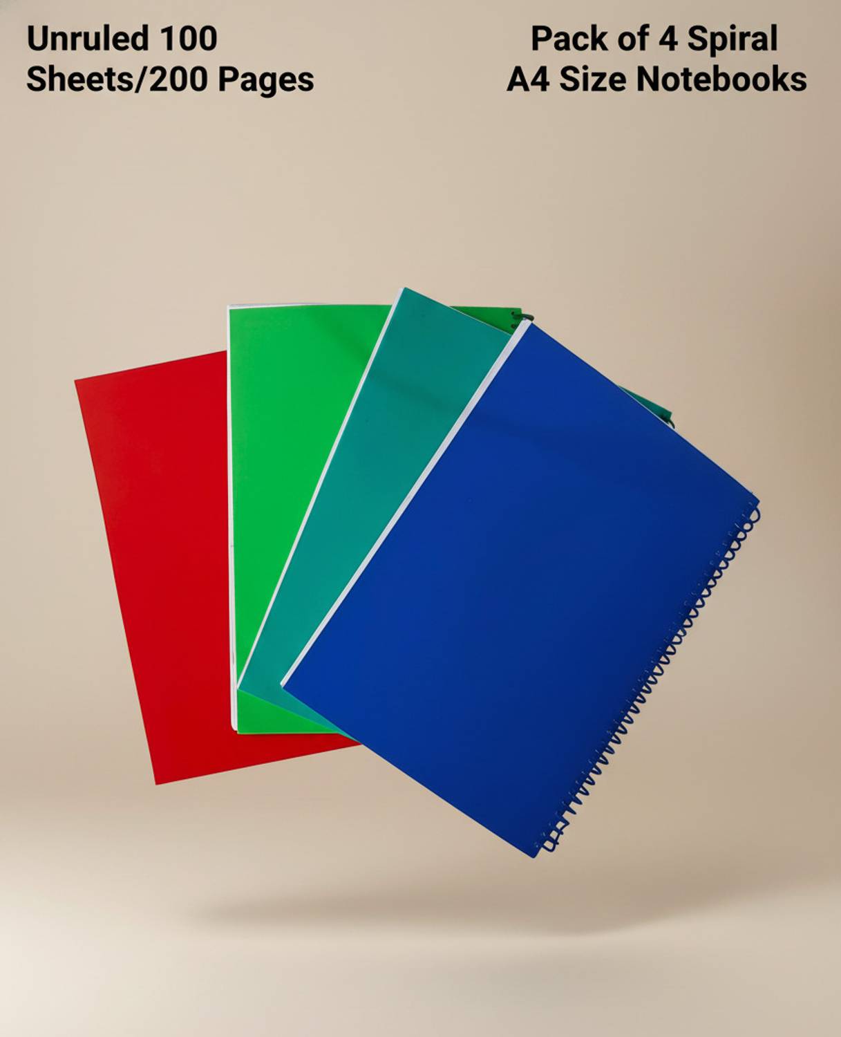 ABC Likhokal A4 Unruled Notebook 200 Pages - Image 2
