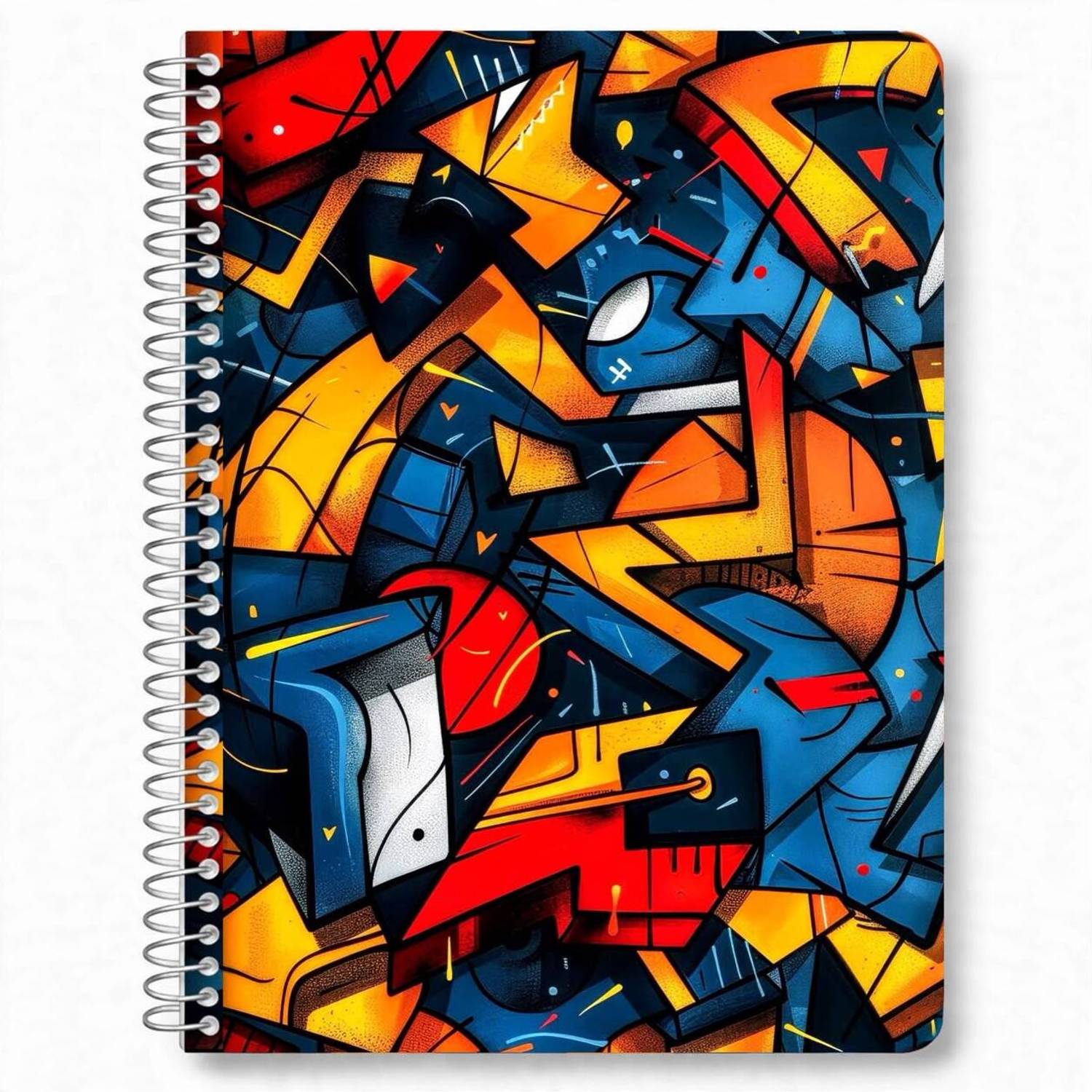 ALVAS Dual Plastic Cover (Front & Back) A4 Notebook Spiral | Unruled | 64 GSM | 300 Pages