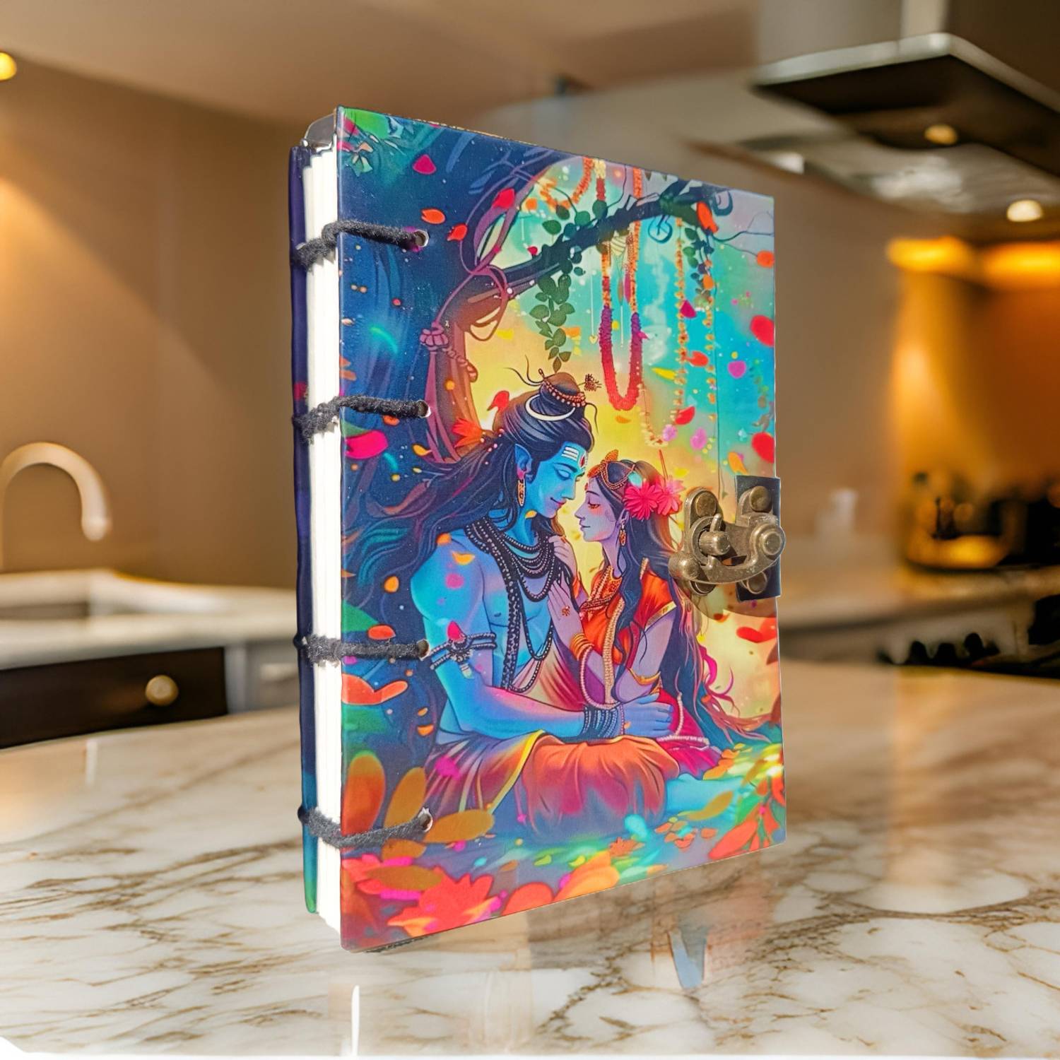 ANEBIQ CREATION HANDMADE A5 Notebook UNRULLED 200 Pages