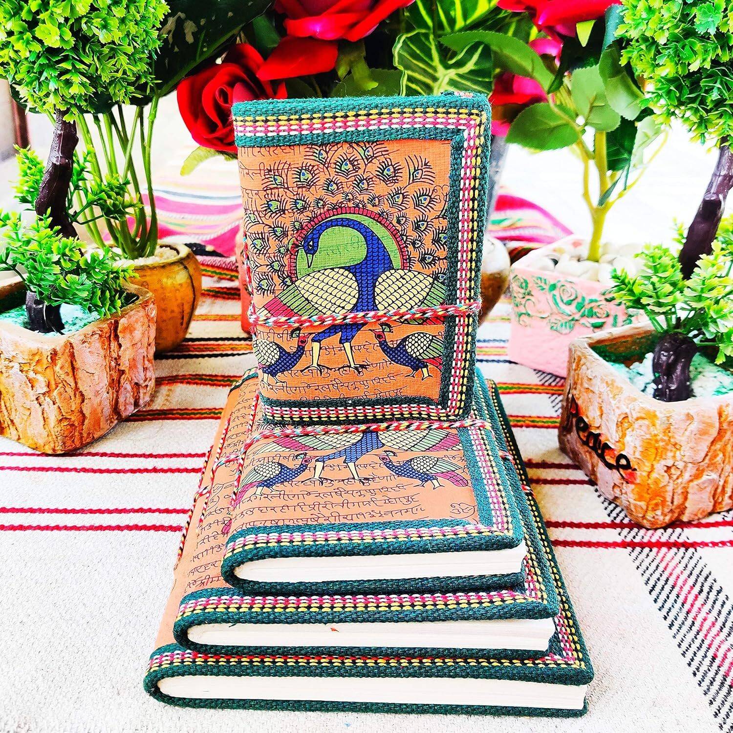 Badgoti Handicrafts handmade A2 Diary Unruling 200 Pages