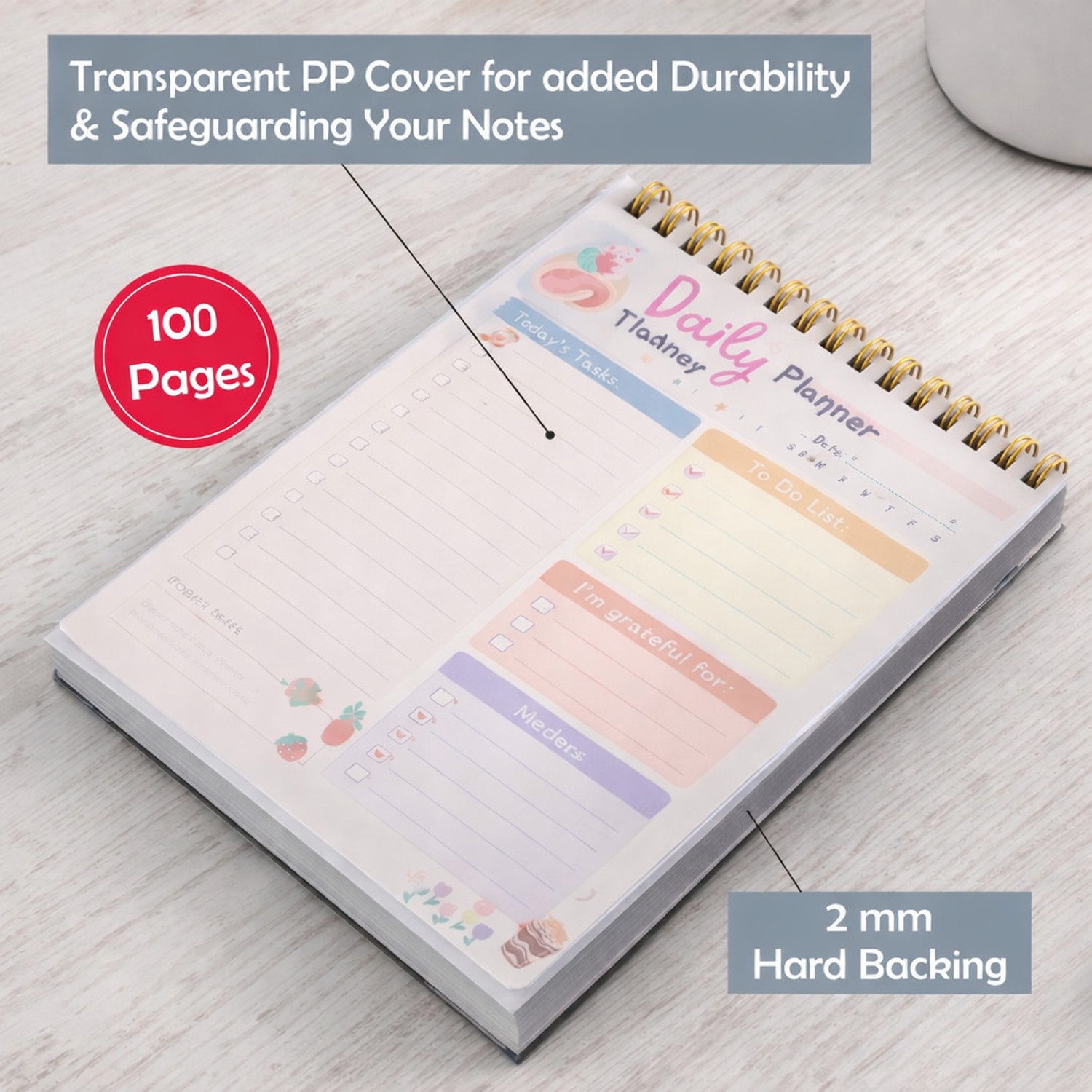 Image of WYOG Kawai Planner A5 Planner Ruled 100 Pages (Multicolor)