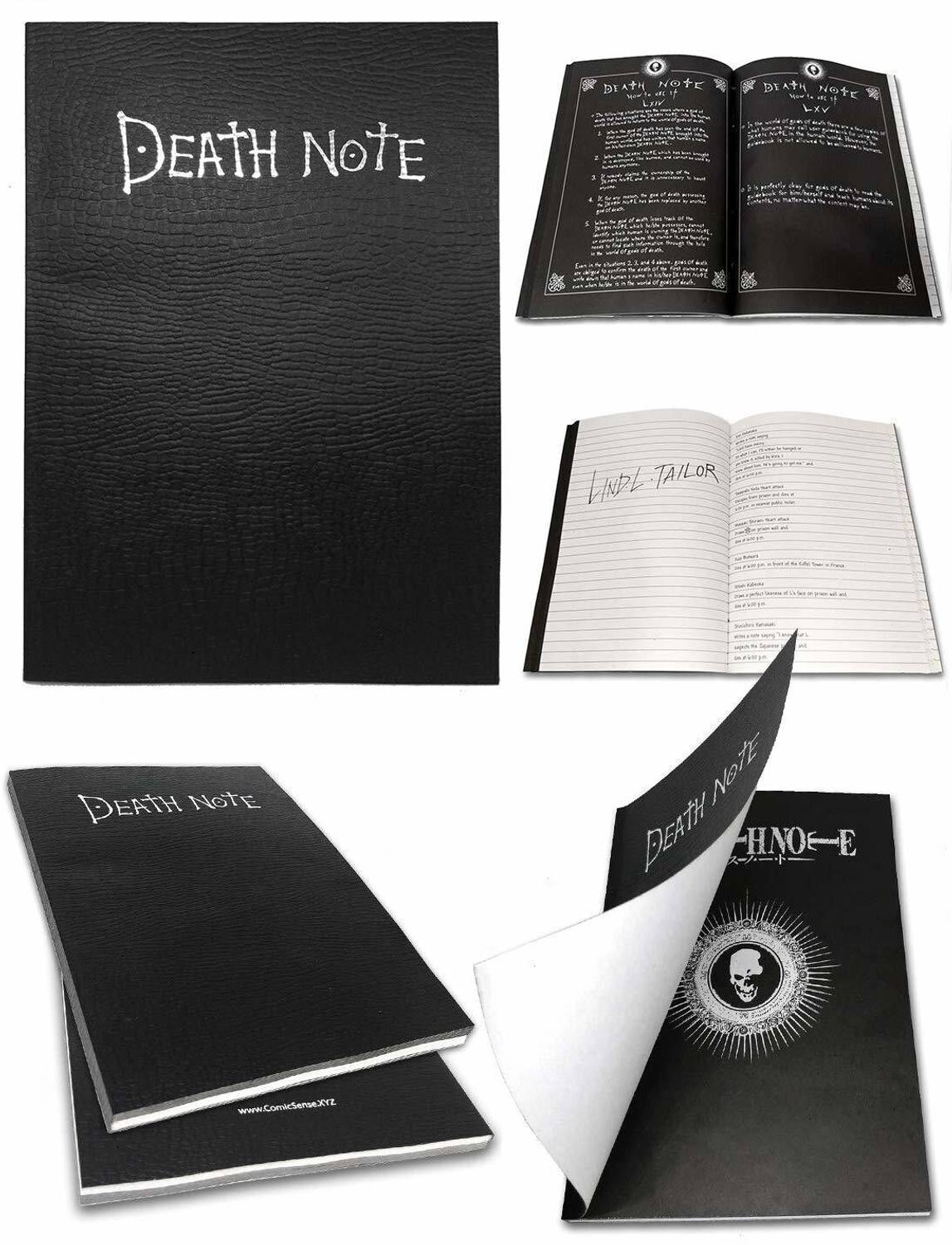 ComicSense Deathnote A5 Notebook 144 Pages Black