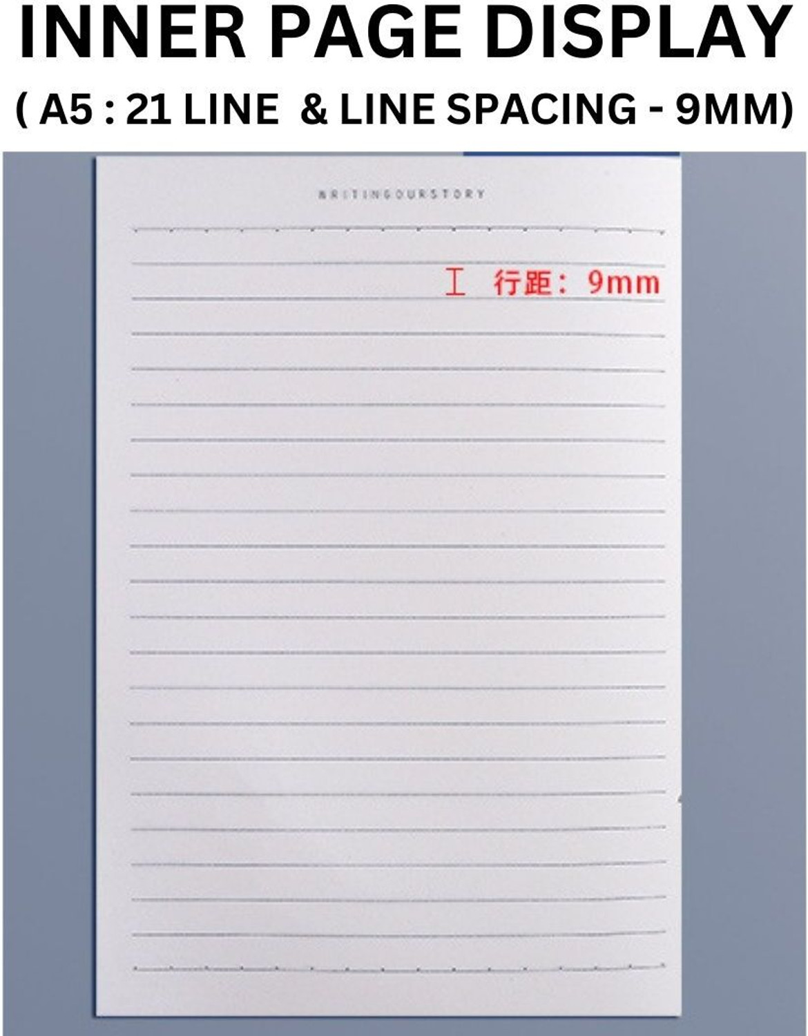 Image of A R International 5 Pcs Fruit Theme A5 Thick Notebook Set | 60 Pages Ruled A5 Notebook Exercise Book for Kids | Cute Kawaii Homework & Note Book 60 Pages