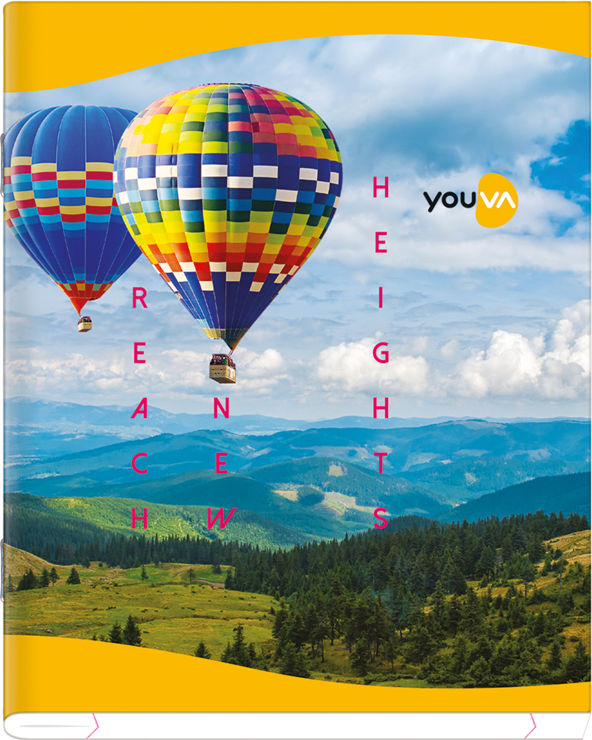 Image of Youva Soft Bound Note Book-Regular Size 15.5cm x 18.8cm-Single Line-84 Pages Regular Notebook Single Line 84 Pages