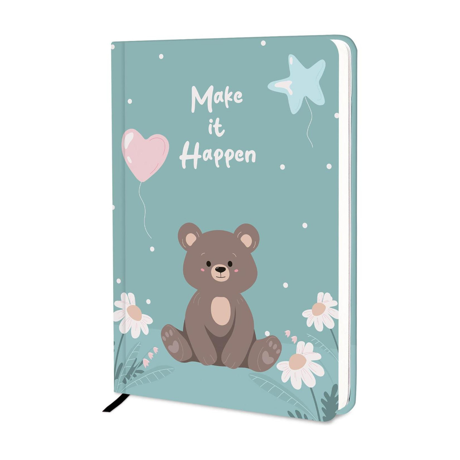 Wordwin Hardbound Undated Journal Notebook Diary For Girls & Students | A5 Diary Ruled 192 Pages