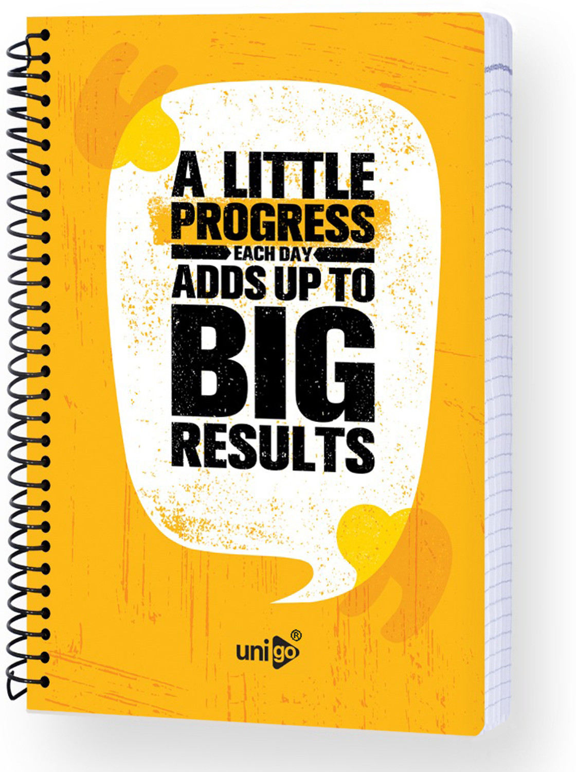Image of UNIGO Notebook A4 Notebook Unruled / Plain 400 Pages