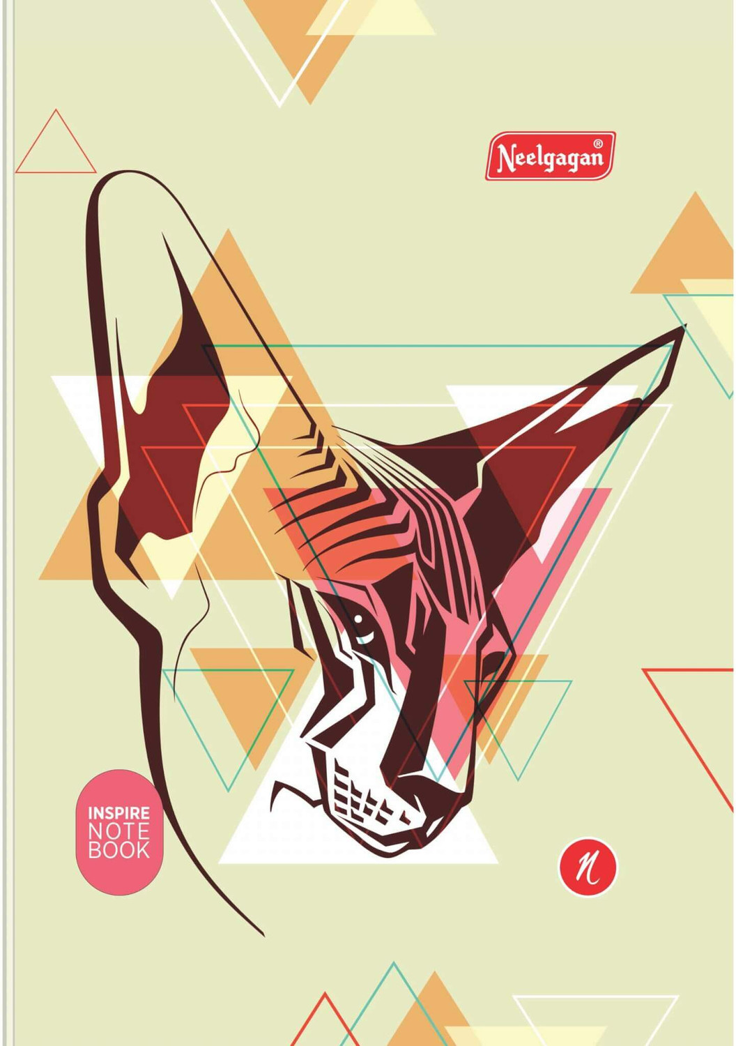 Image of NEELGAGAN Inspire Notebook, Register Size (21cm X 29.7cm) Hardbound A4 Notebook Ruled 300 Pages