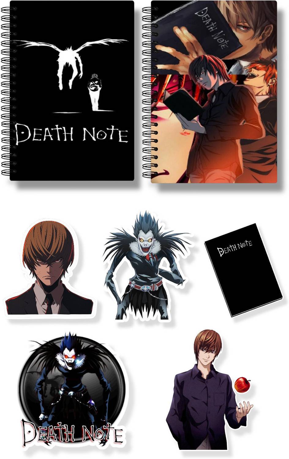 buddytales Death note anime notebook combo A5 Notebook Unruled 180