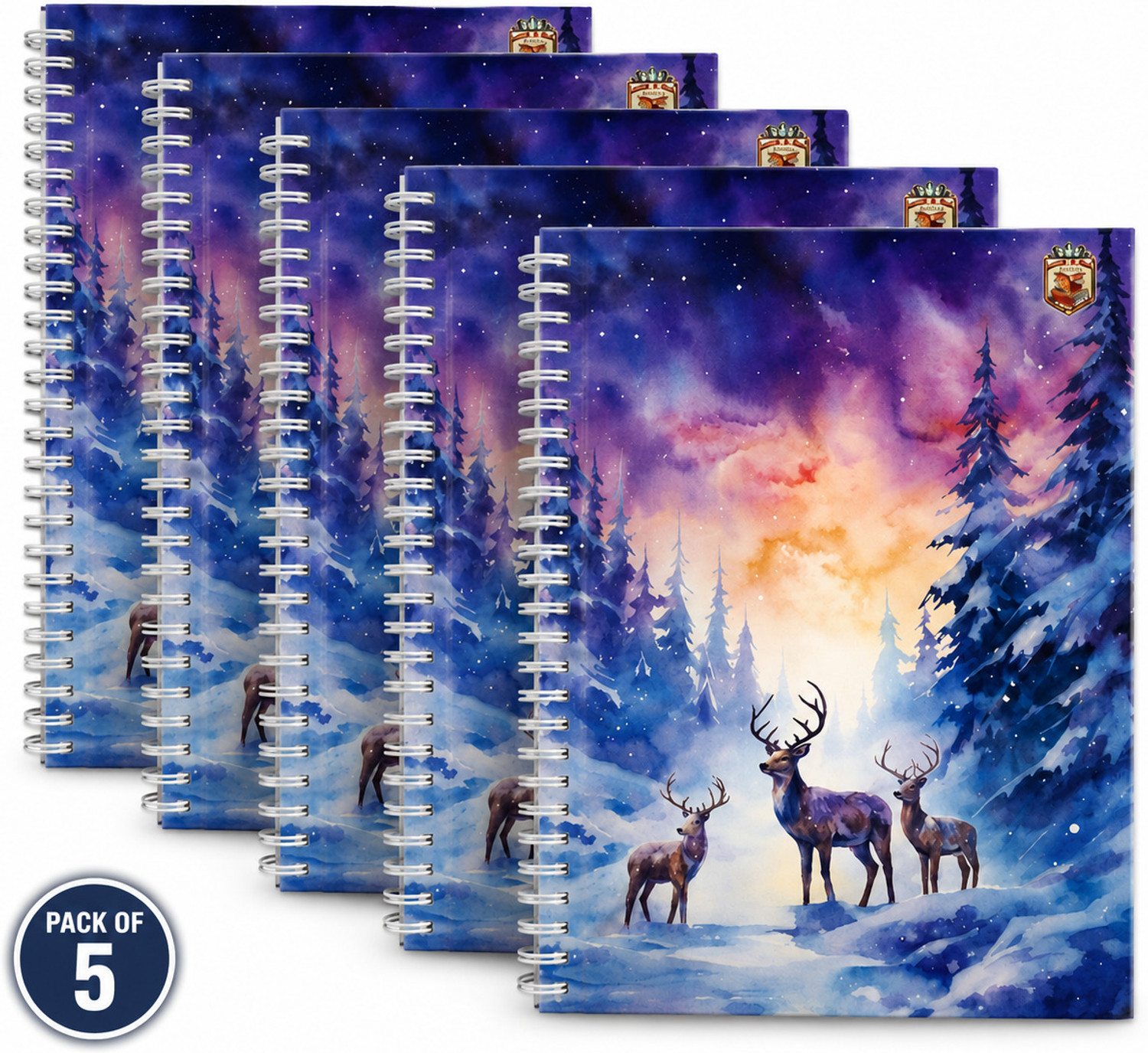 Image of sbs book n box Spiral Register A4 Notebook Ruled 200 Pages