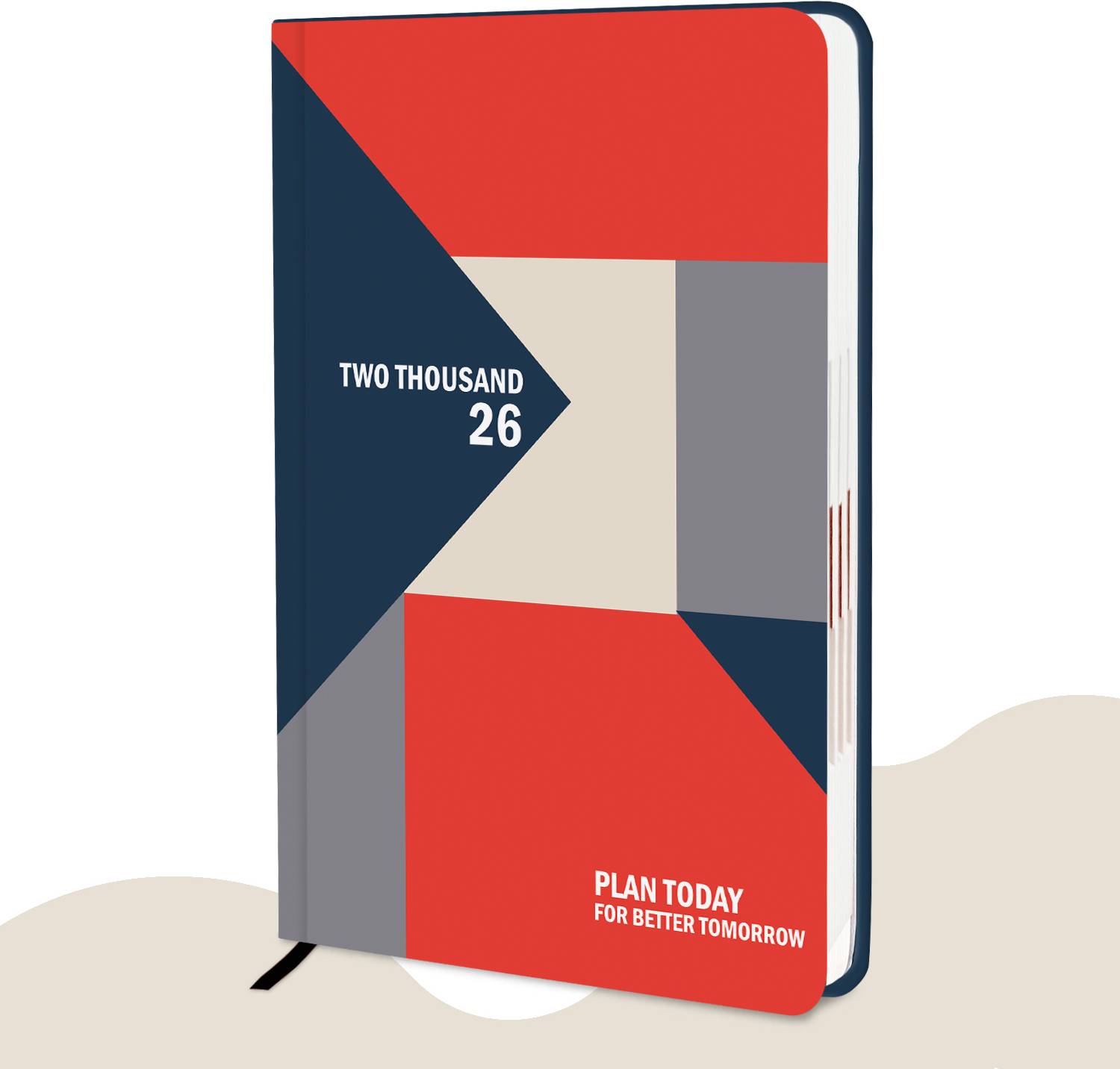 alDivo Hard Bound Designer Cover Diary 2026 with Dates For Office I A5 Diary Ruled 344 Pages