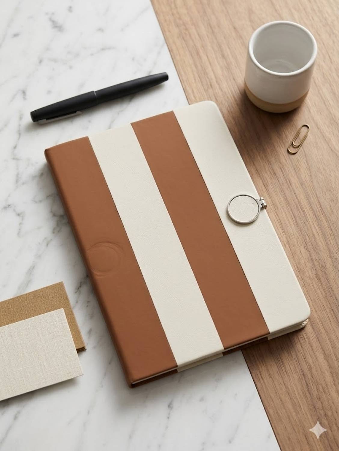Swagsmiths DuoTone Luxe Diary A5 Brown - Image 1