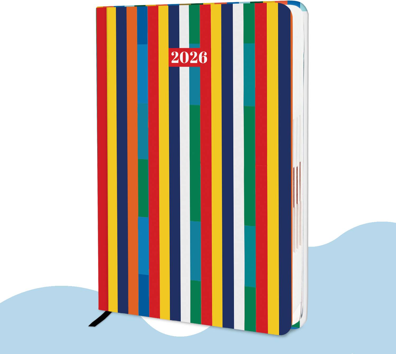 alDivo Paper Cover Hardbound 2026 Diary with Dates I Daily Planner Diary 2026 I A5 Diary Ruled 344 Pages