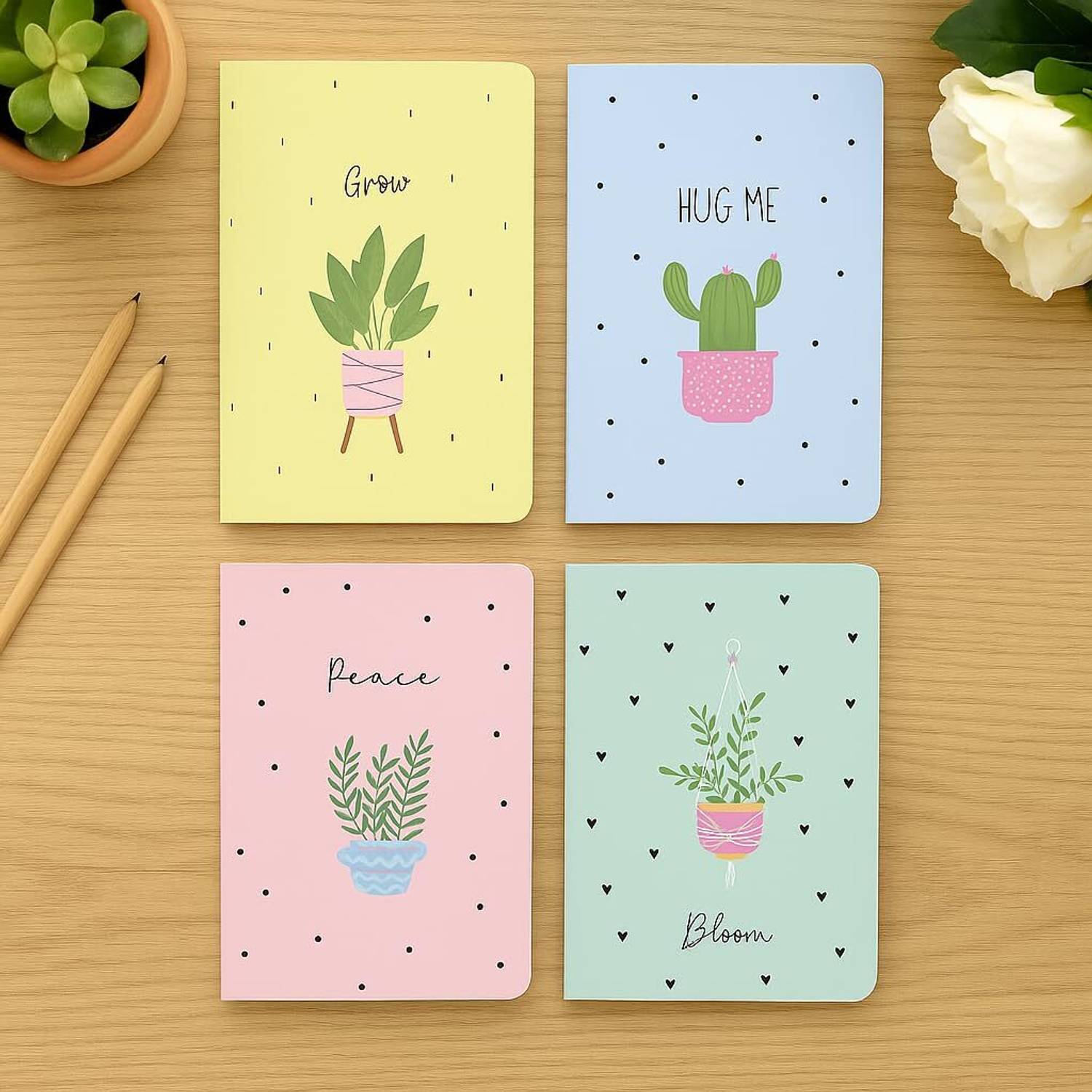 articious Slim Notebook Lightweight, Multi Colours Diaries (96 Pages, 80 GSM) A5 Notebook Ruled 96 Pages