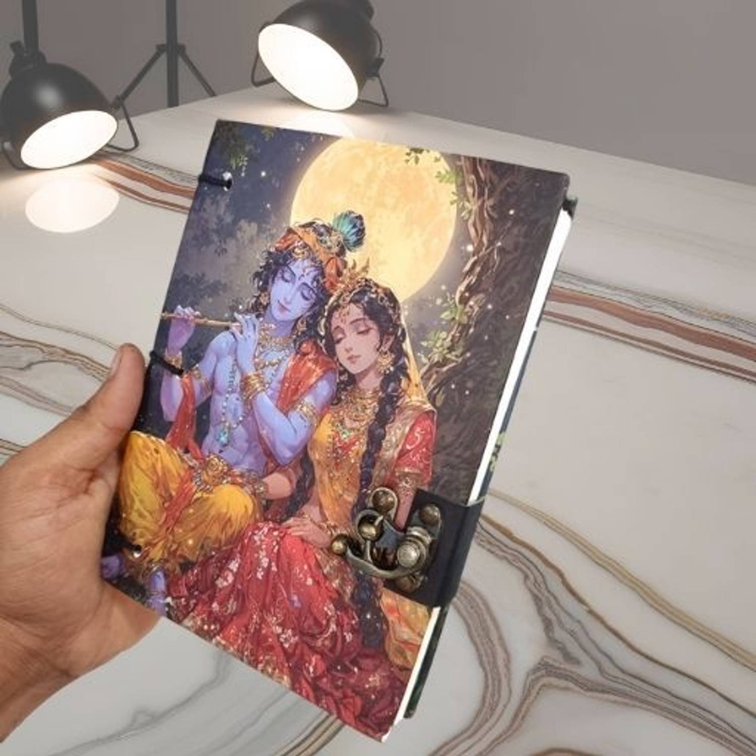 ANEBIQ CREATION HANDMADE A5 Notebook UNRULLED 200 Pages