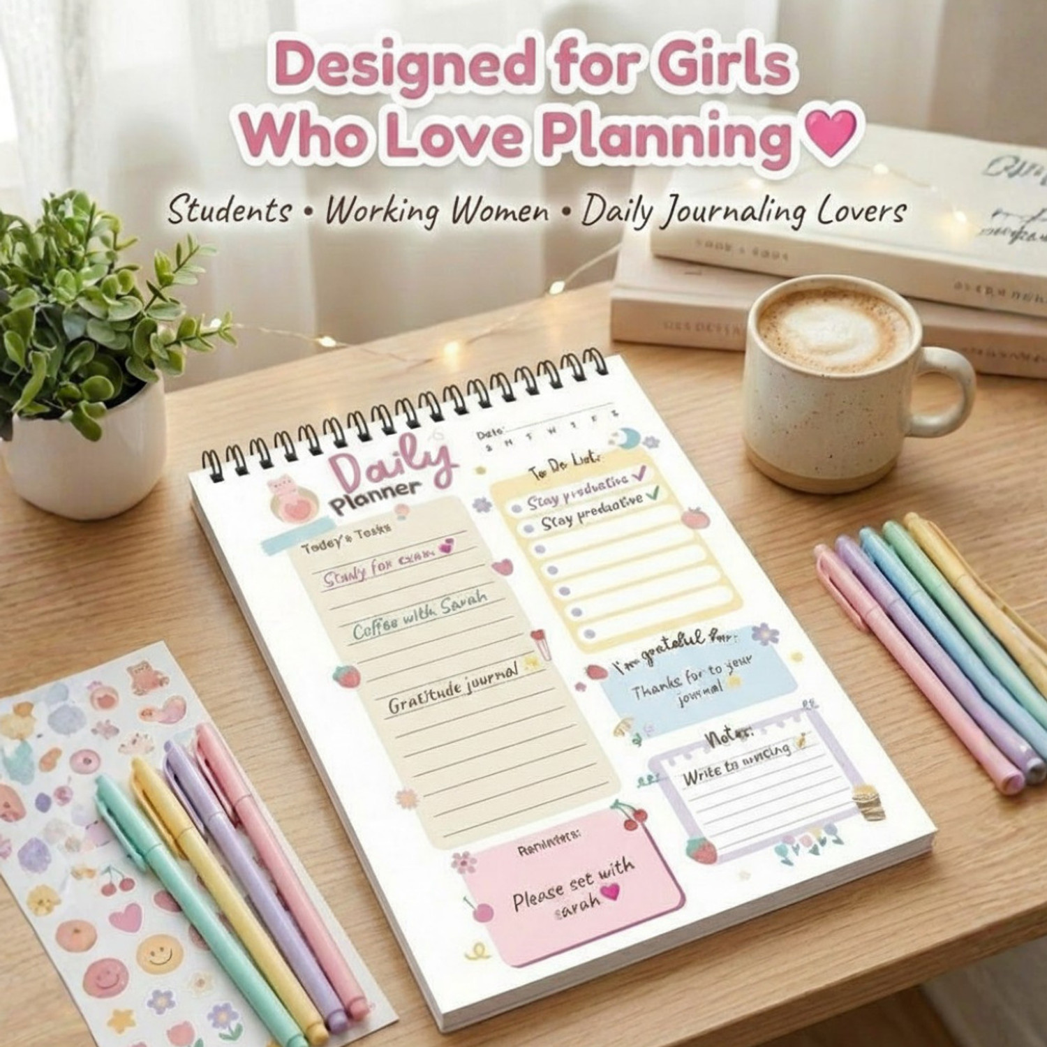 Image of WYOG Kawai Planner A5 Planner Ruled 100 Pages (Multicolor)