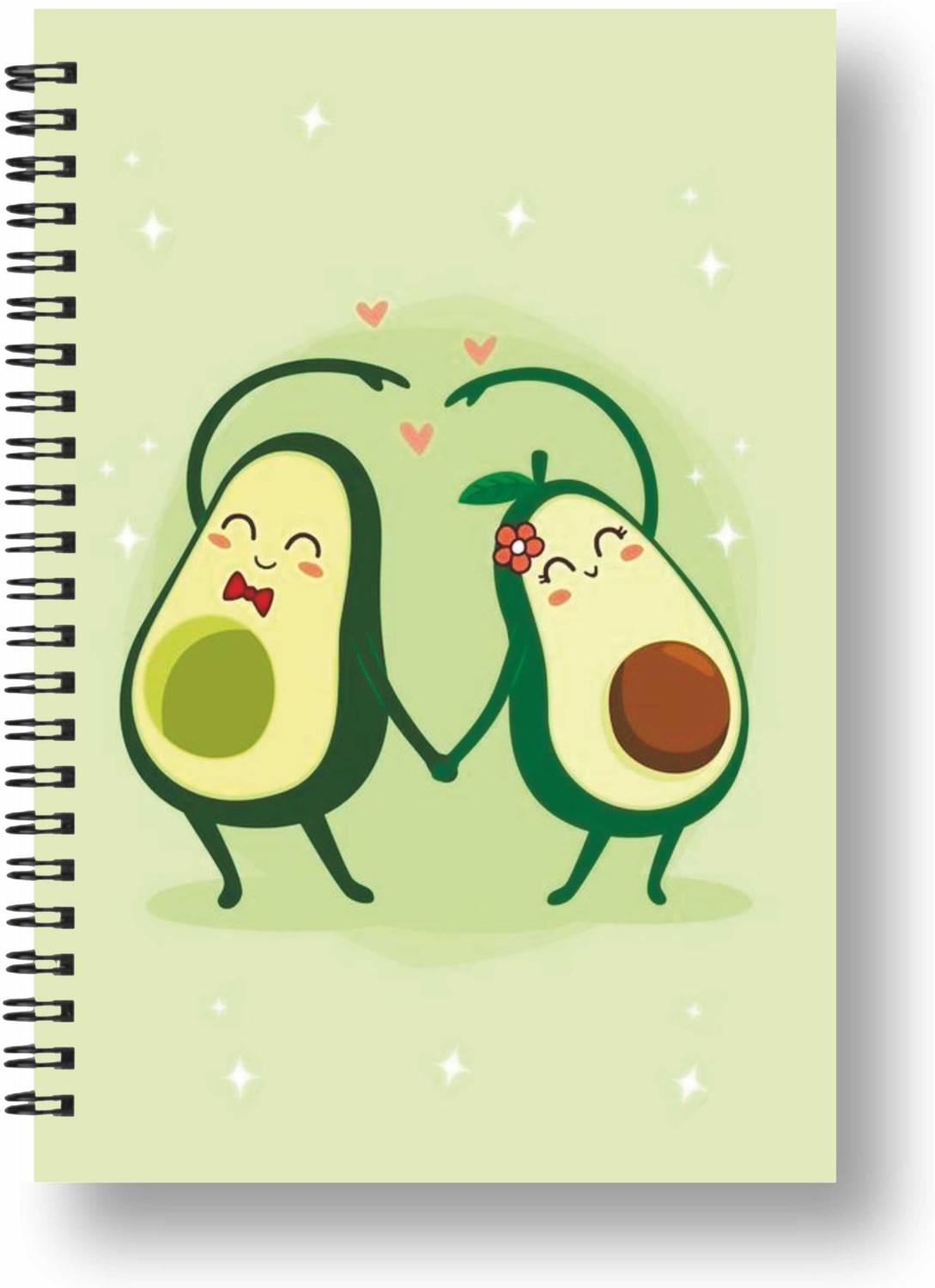 3DS Valentine Notebooks A5 Diary Ruled 144 Pages