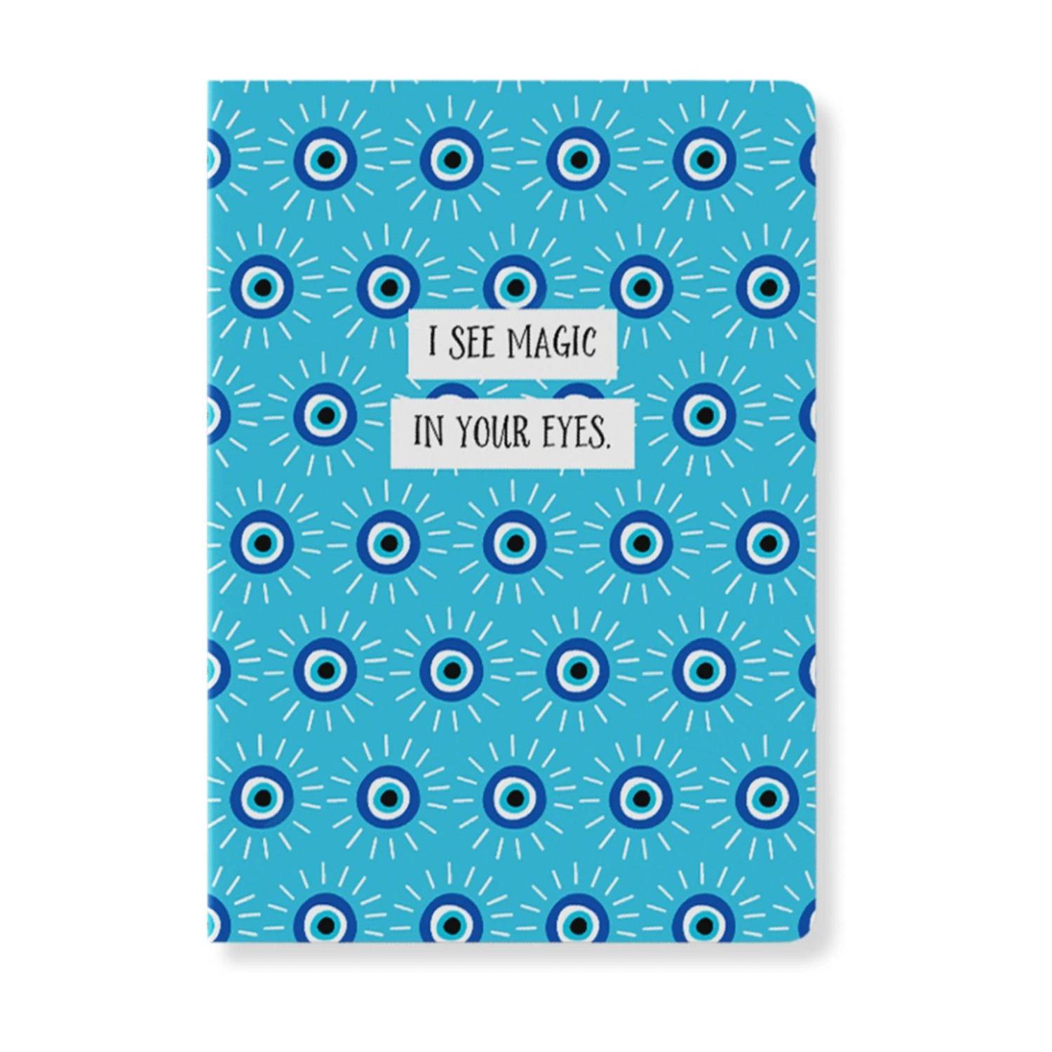 articious Blue Evil A5 Diary Ruled 96 Pages