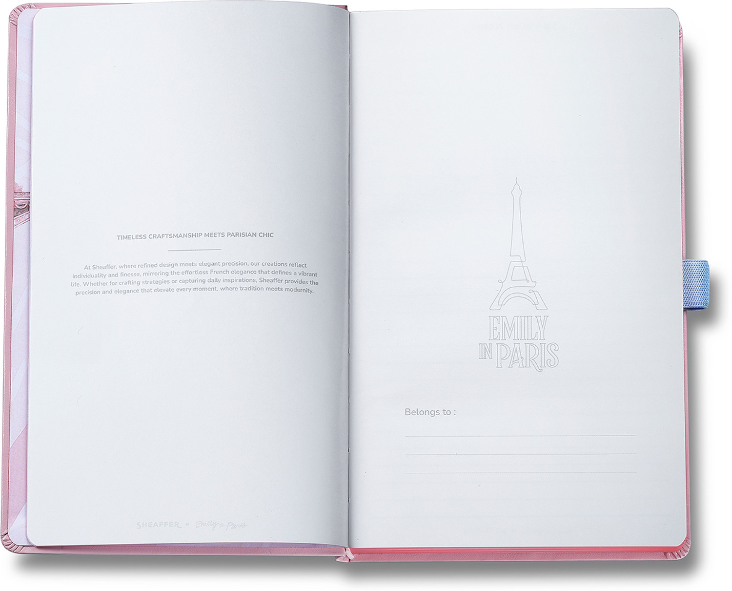 Image of SHEAFFER EIP 90 GSM Ink Friendly with Embossed Eiffel Tower Medium Pocket-size Notebook Ruled::Unruled 144 Pages