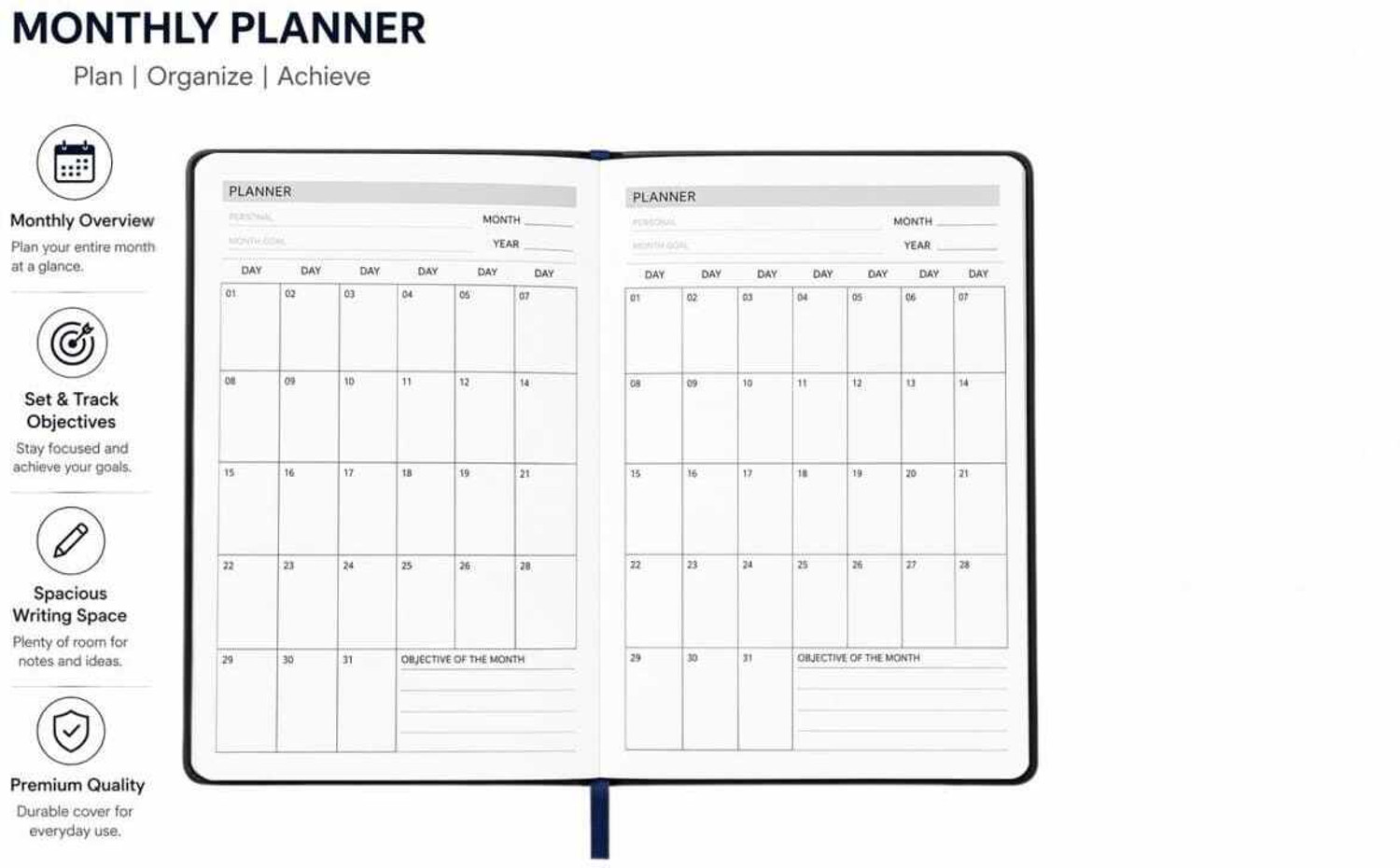 Image of Swagsmiths PREMIUM EXECUTIVE A5 Diary Ruled 192 Pages