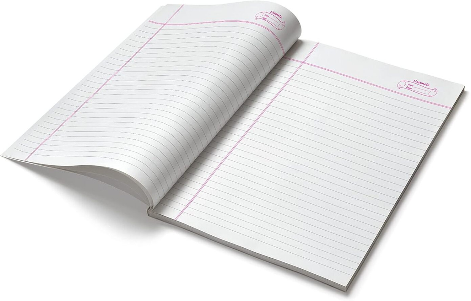 Image of Classmate Long Notebook | Premium Quality | Single Line (size 29*21cm) A4 Notebook Ruled 172 Pages