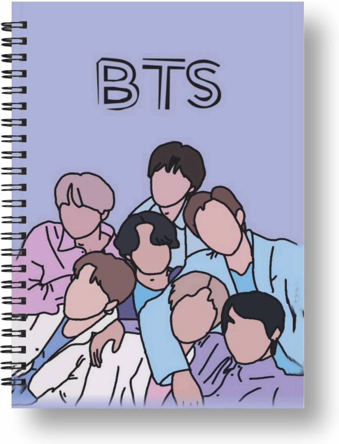 3DS Notebook A5 Diary Ruled 144 Pages