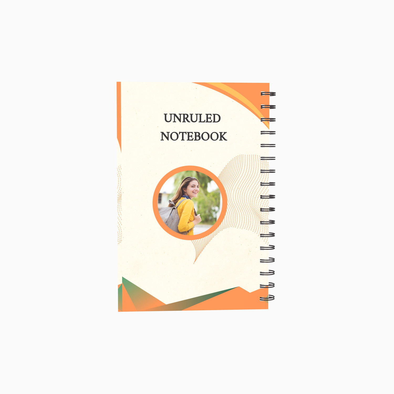 Image of UNIQPAL Plain Spiral notebook | A4 Size(210x297mm) | 75GSM | 800 Pages (200 pages x 4) | A4 Notebook Unruled 800 Pages