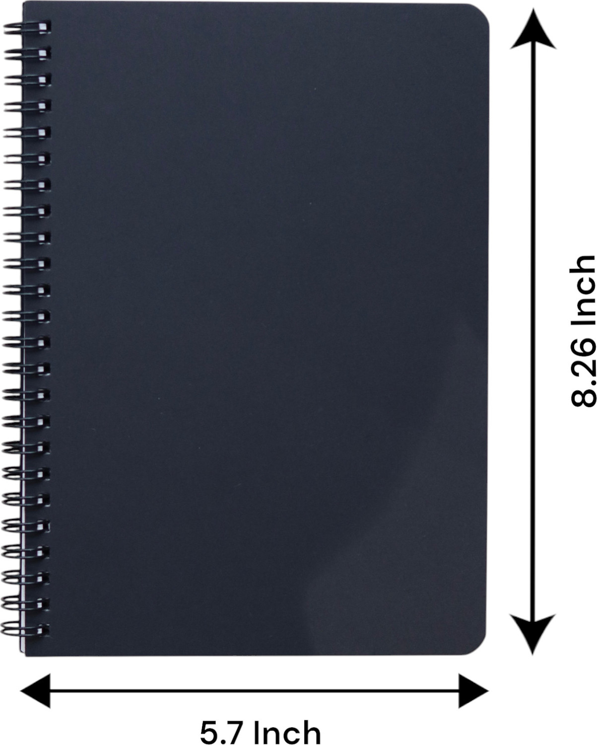 Image of INNAXA A5 Black Cover Square Grid Notebook,A5 Journal, 100 GSM Paper A5 Notebook Square Grid 120 Pages