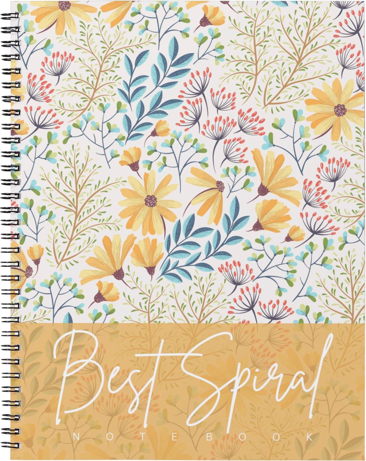 Best Spiral 1 Subject (240 X 180 mm) Spiral B5 Notebook Single Line 200 Pages