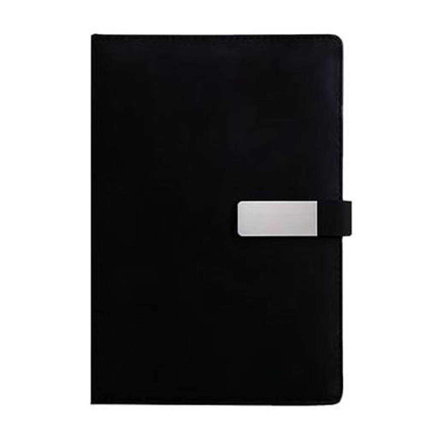 Anshu Black Color With Button Lock Diary A5 Executive Diary A5 Diary RULED 200 Pages