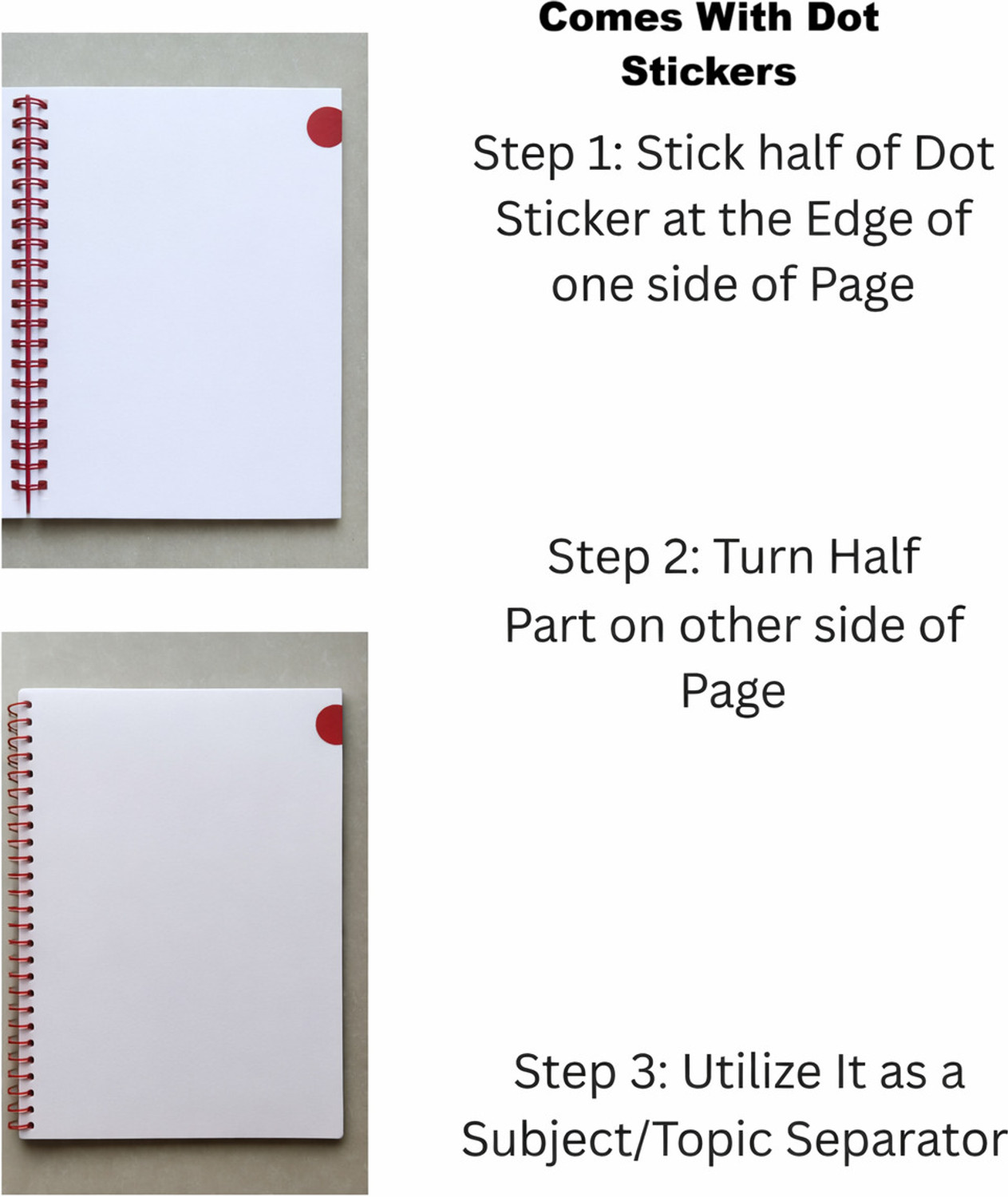 Image of UNIQPAL Pazenote Ruled Spiral Notebook Pack of 3 A4 Notebook RULED 200 Pages