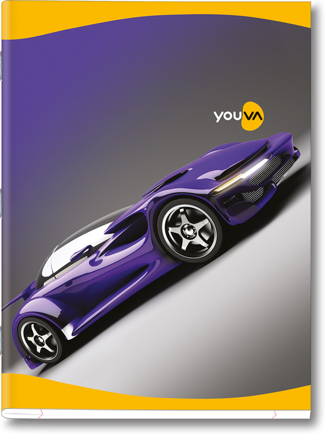 Image of NAVNEET Youva Soft Bound 18x24 cm Single Line High Quality Regular Notebook Ruled 172 Pages
