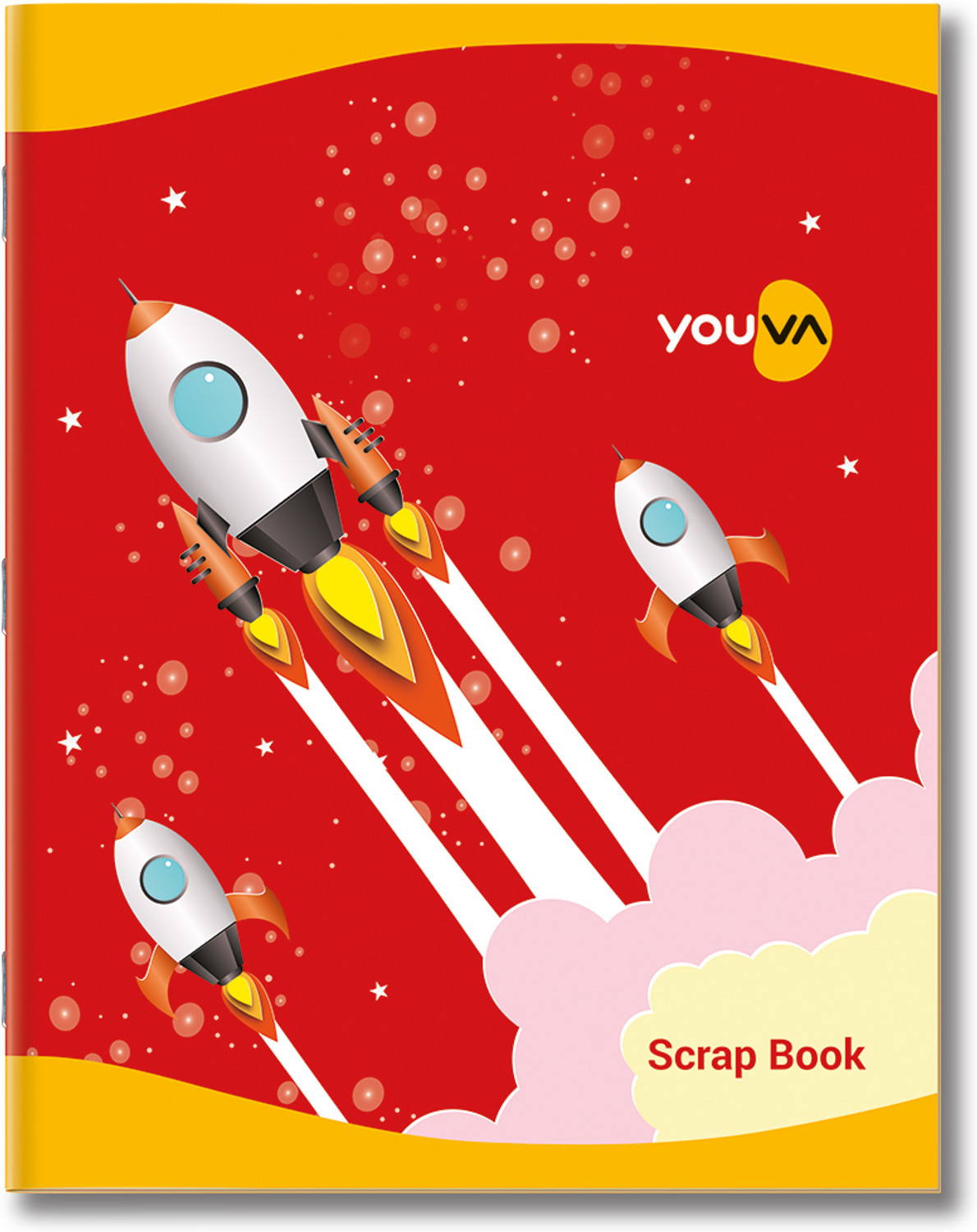 Image of NAVNEET Soft Bound Scrap Book 22x28 cm Unruled 32 Pages Regular Notebook Unruled 32 Pages