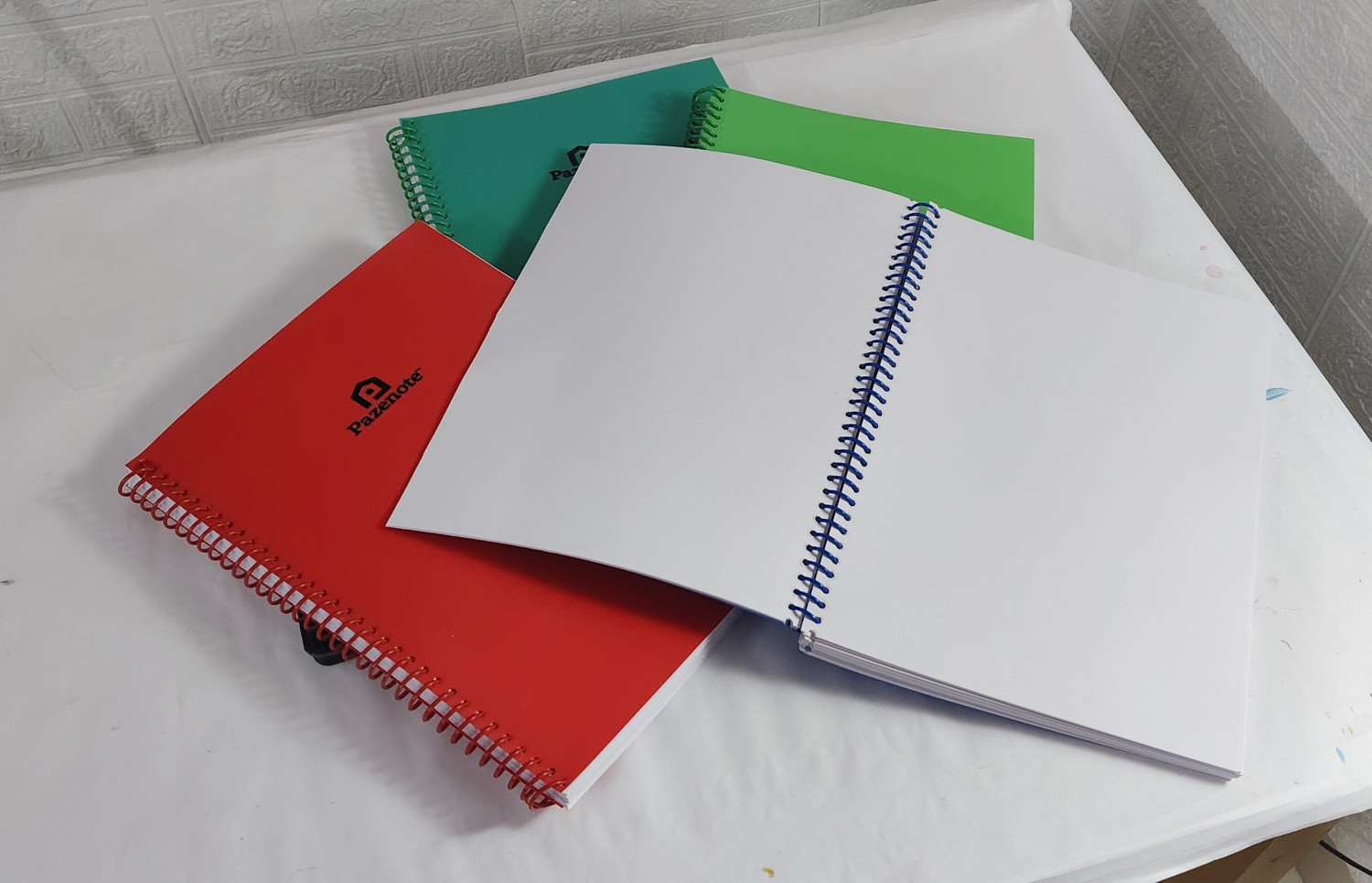 Image of friendsbooks 80 GSM PAPER Spiral Notebook A4 Notebook UNRULED /PLAIN 200 Pages
