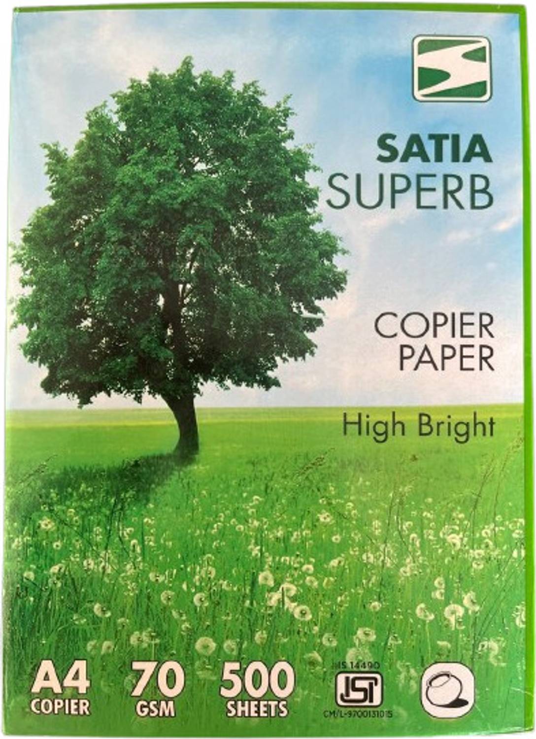acme creation Satia Superb A-4 Size 70 GSM, Eco Friendly Paper A4 Diary Unruled 500 Pages