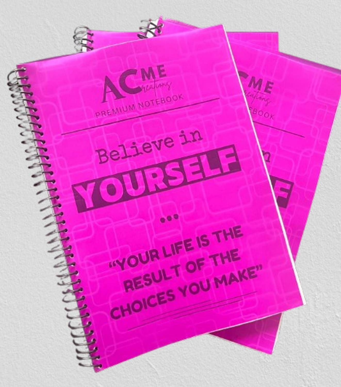 acme creation A 4 Notebook Combo for Students / Office & Sketching / Multipurpose A4 Notebook Unruled 200 Pages