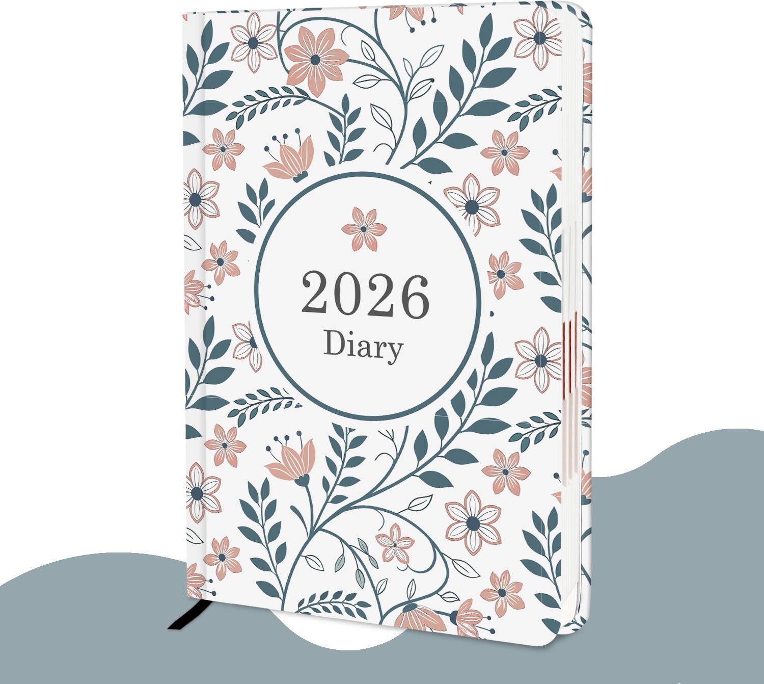 alDivo Hardbound Diary 2026 with Dates I Daily Planner 2026 Diary I A5 Diary Ruled 344 Pages