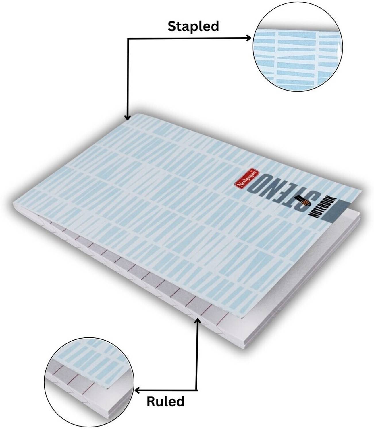 NEELGAGAN Steno Notebook 200 Pages - Image 5